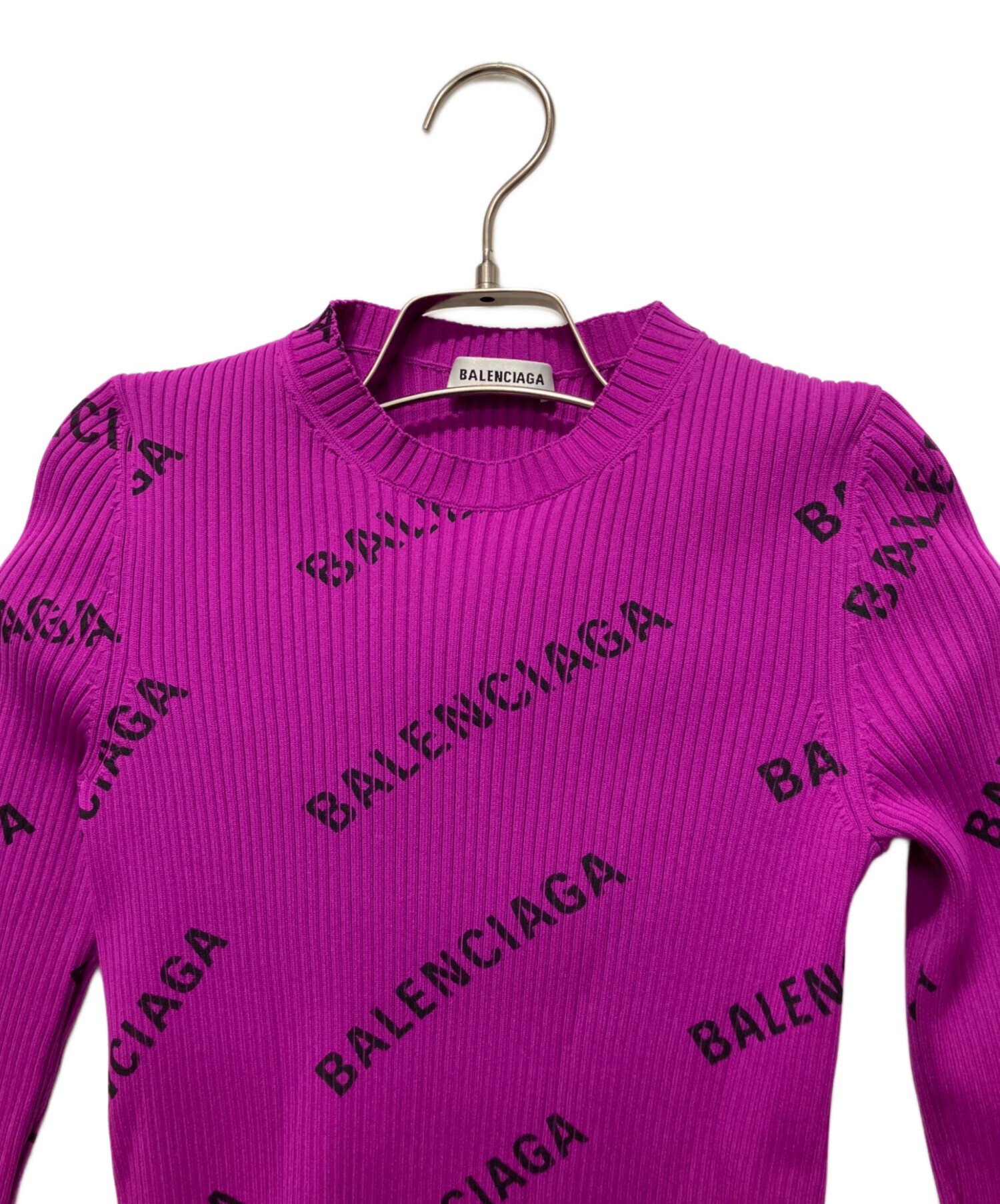 中古・古着通販】BALENCIAGA (バレンシアガ) 総柄プリーツカットソー