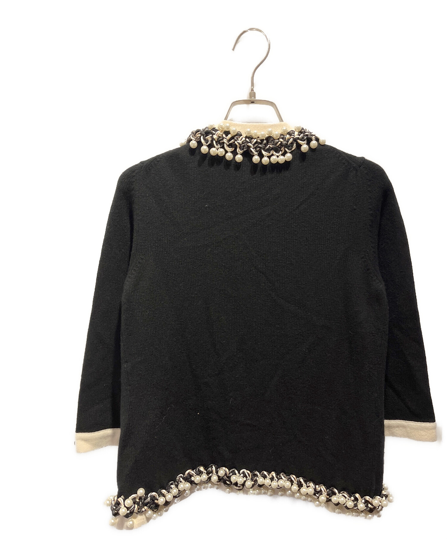 中古・古着通販】CHANEL (シャネル) パール ツイードトリム
