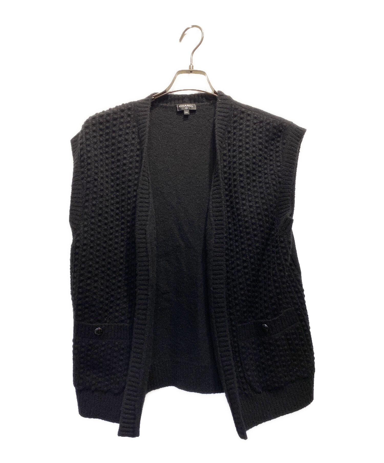 中古・古着通販】CHANEL (シャネル) ノースリーブ テクスチャード