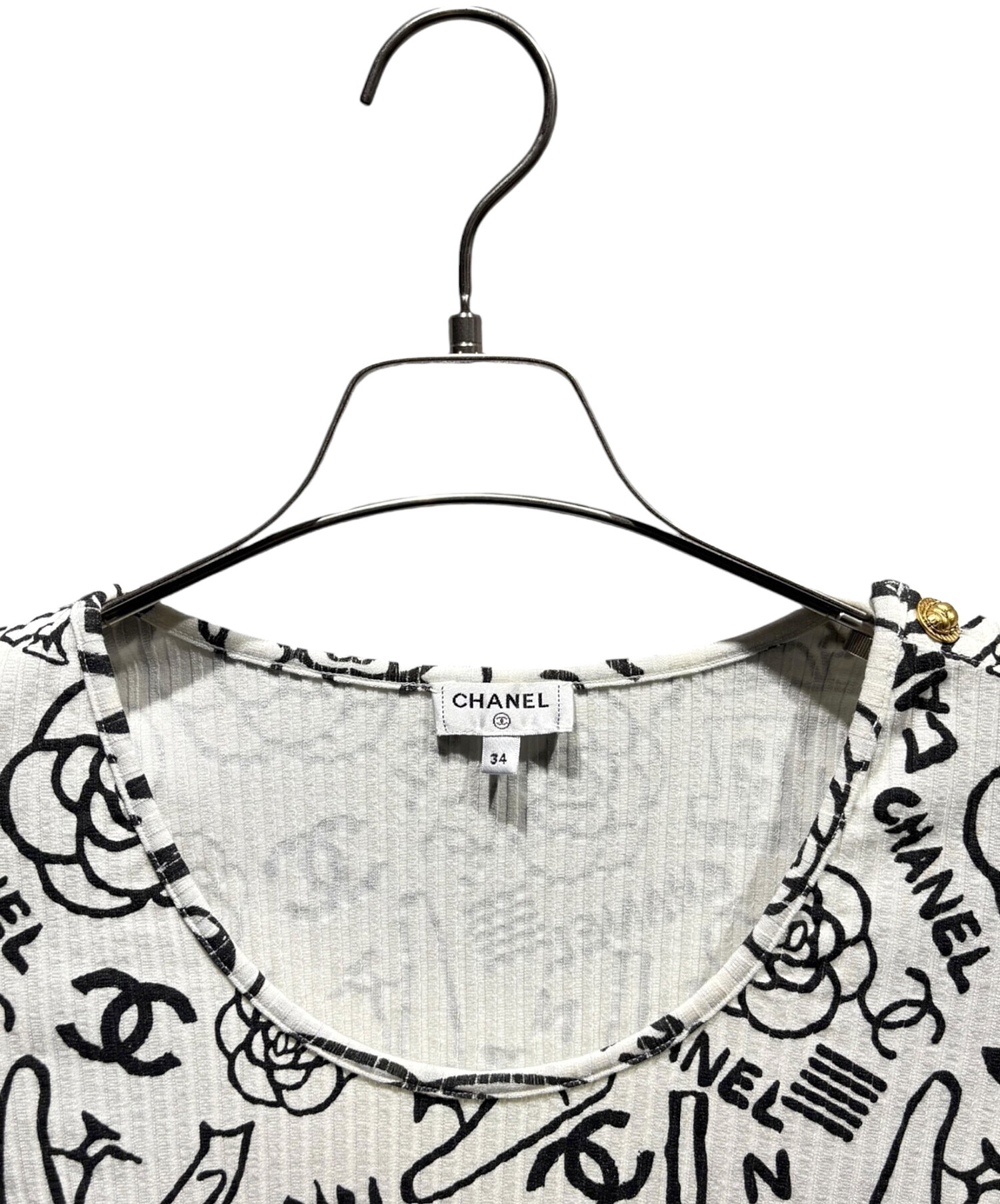 中古・古着通販】CHANEL (シャネル) アイコンモチーフカットソー