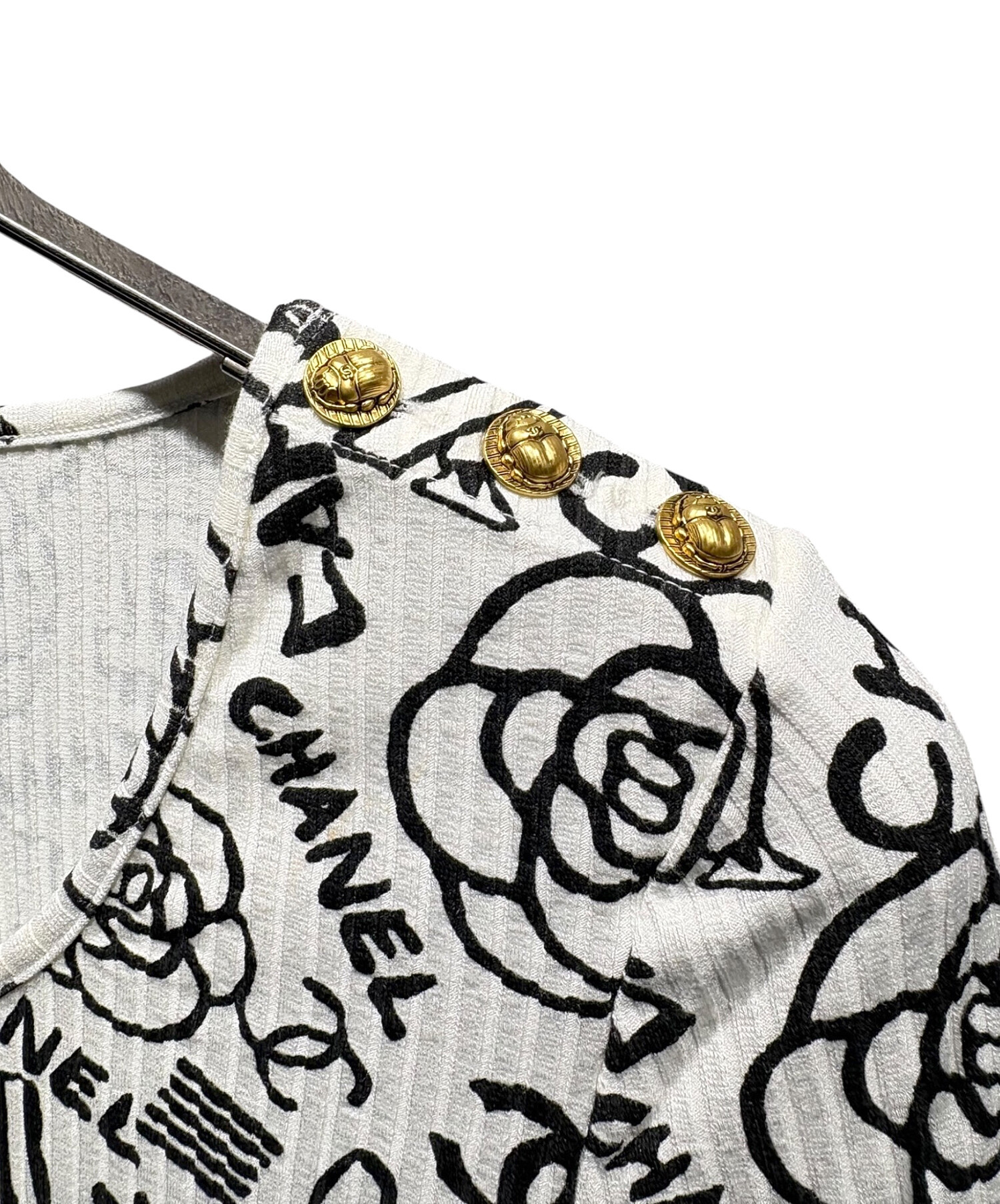 セール中 激レア ヴィンテージ シャネル ロゴカットソー CHANEL - 美品 Vintage シャネル CHANEL Tシャツ カットソー 半袖