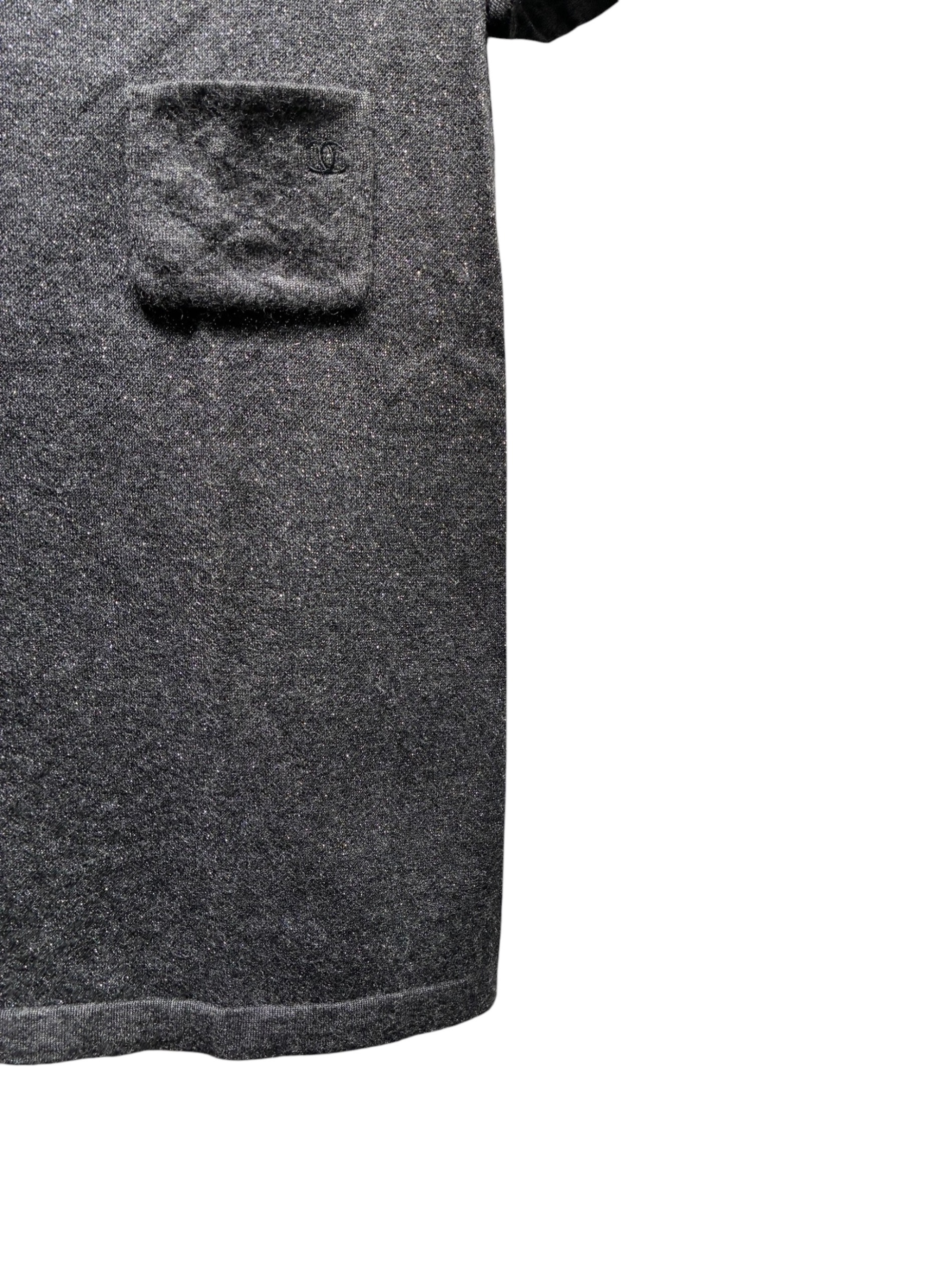 中古・古着通販】CHANEL (シャネル) カシミヤ混サマーニット ブラック