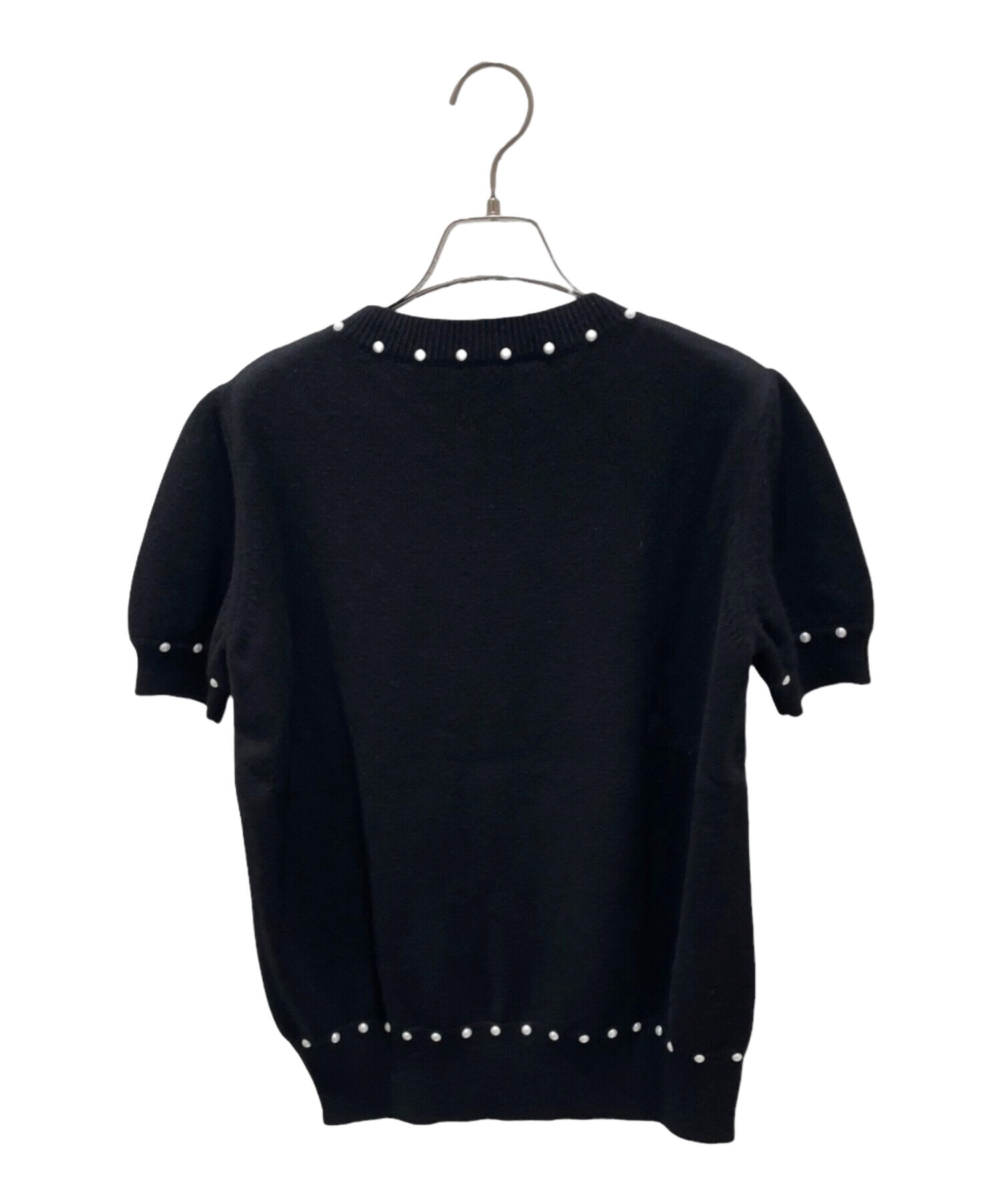 中古・古着通販】CHANEL (シャネル) ニット ブラック サイズ:34