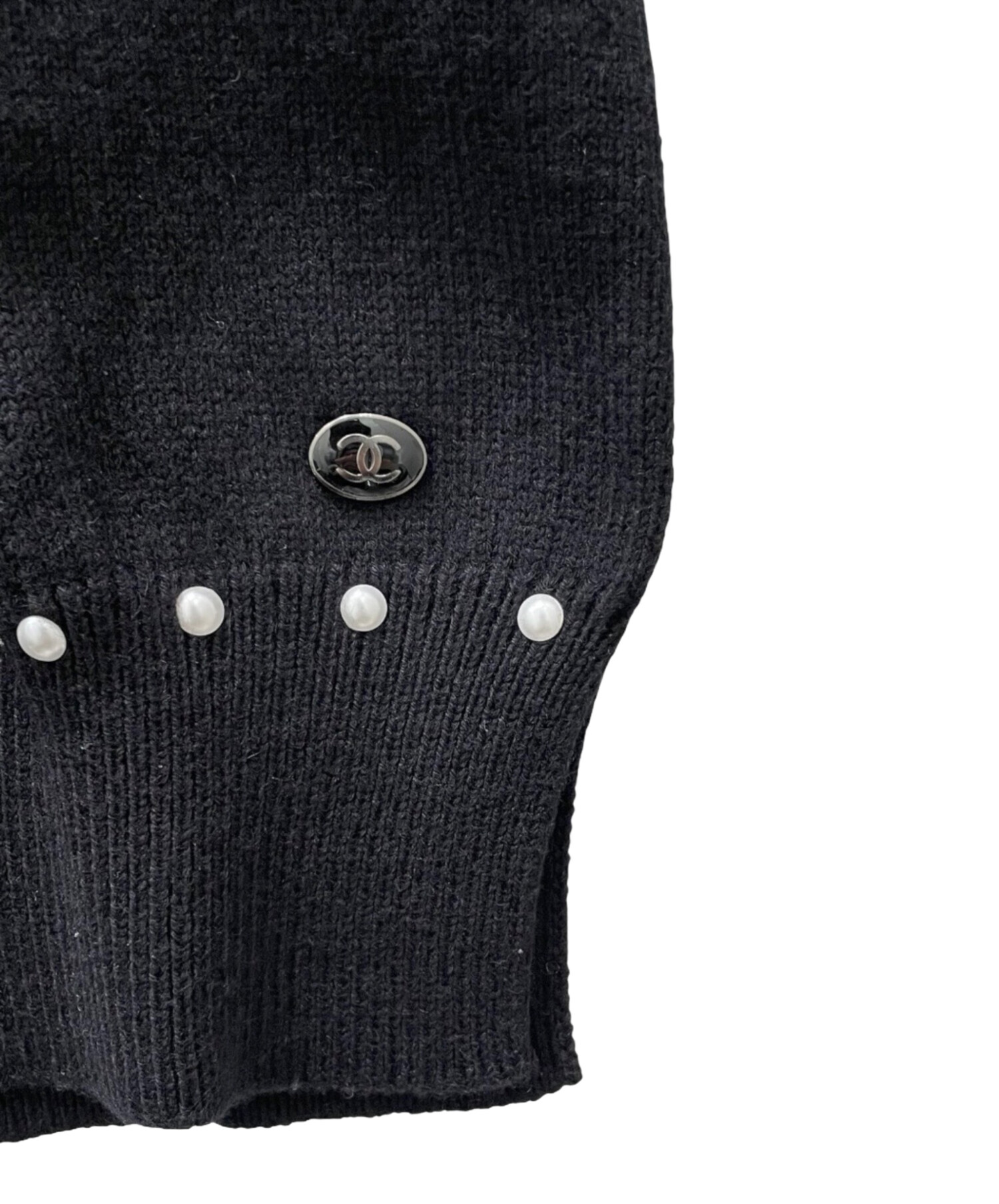 CHANELシャネル　ニットチュニック　34 中古・古着通販】CHANEL (シャネル) ニット ブラック サイズ:34