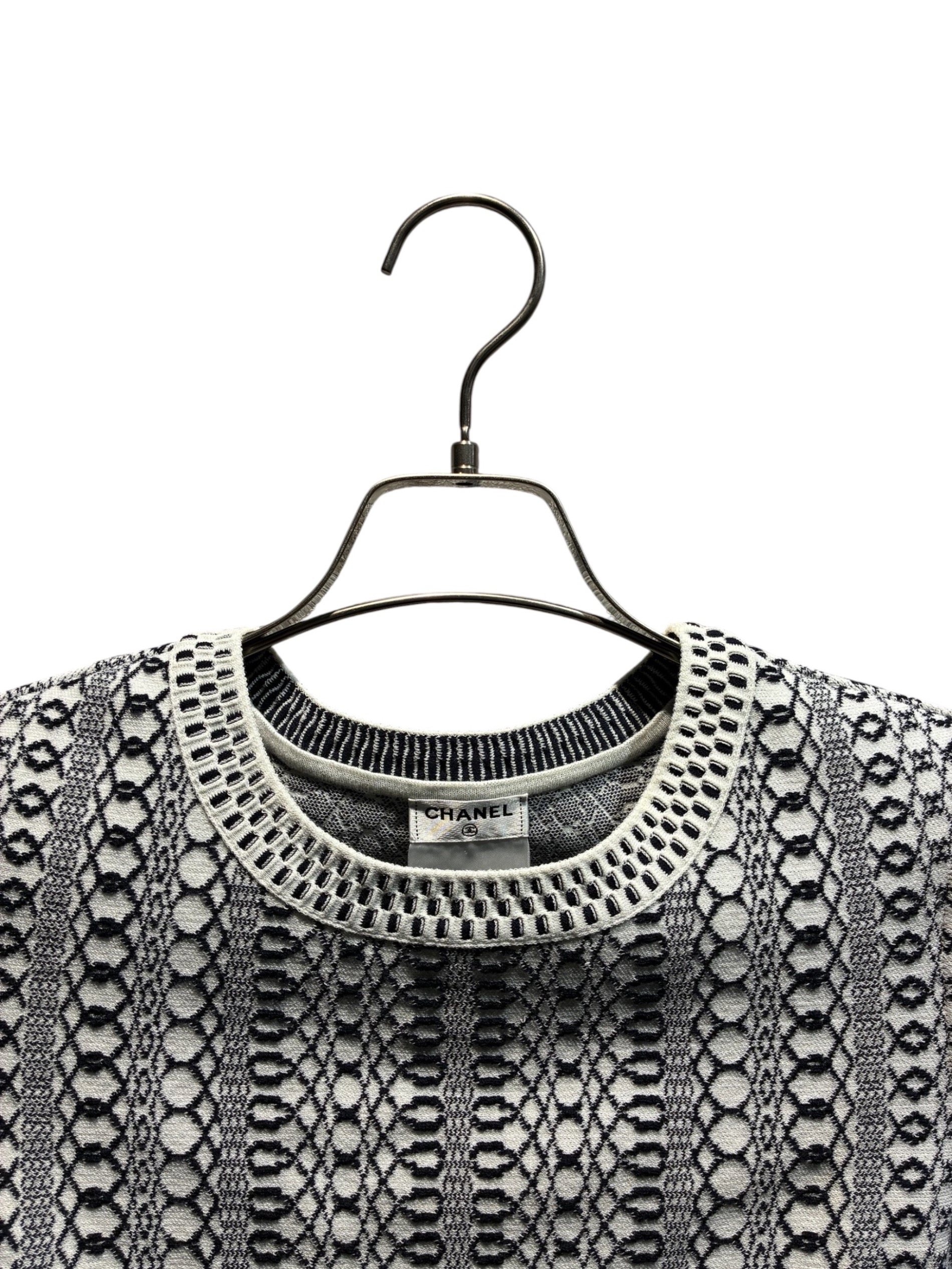 CHANELサマーニットTシャツ 中古・古着通販】CHANEL (シャネル) サマーニット/P47916K06129