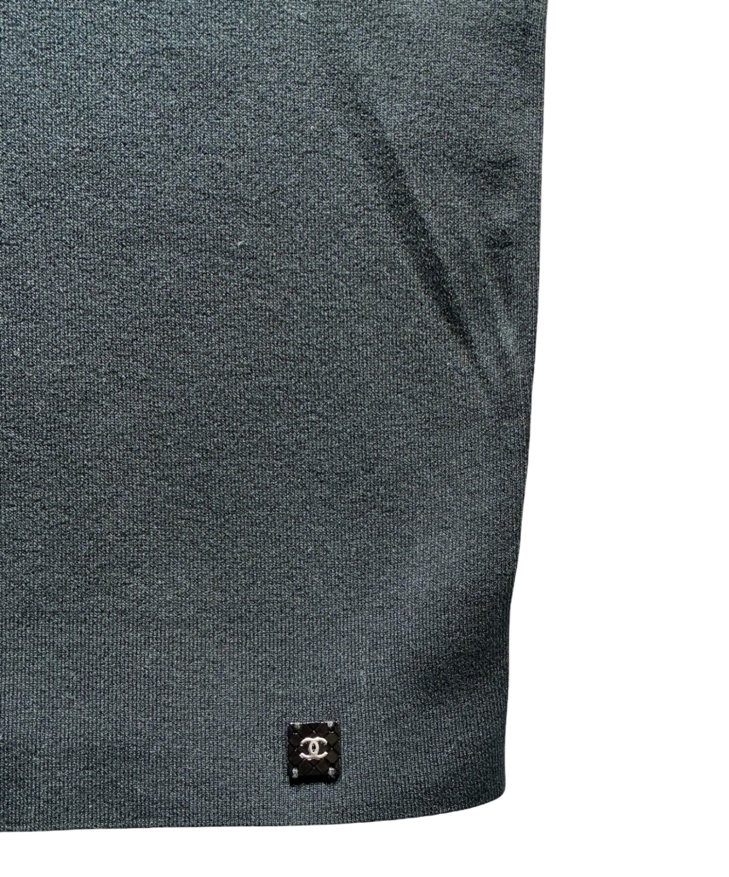 中古・古着通販】CHANEL (シャネル) 半袖ニット ブラック サイズ:38 中古・古着通販】CHANEL (シャネル) 半袖ニット ブラック サイズ:38