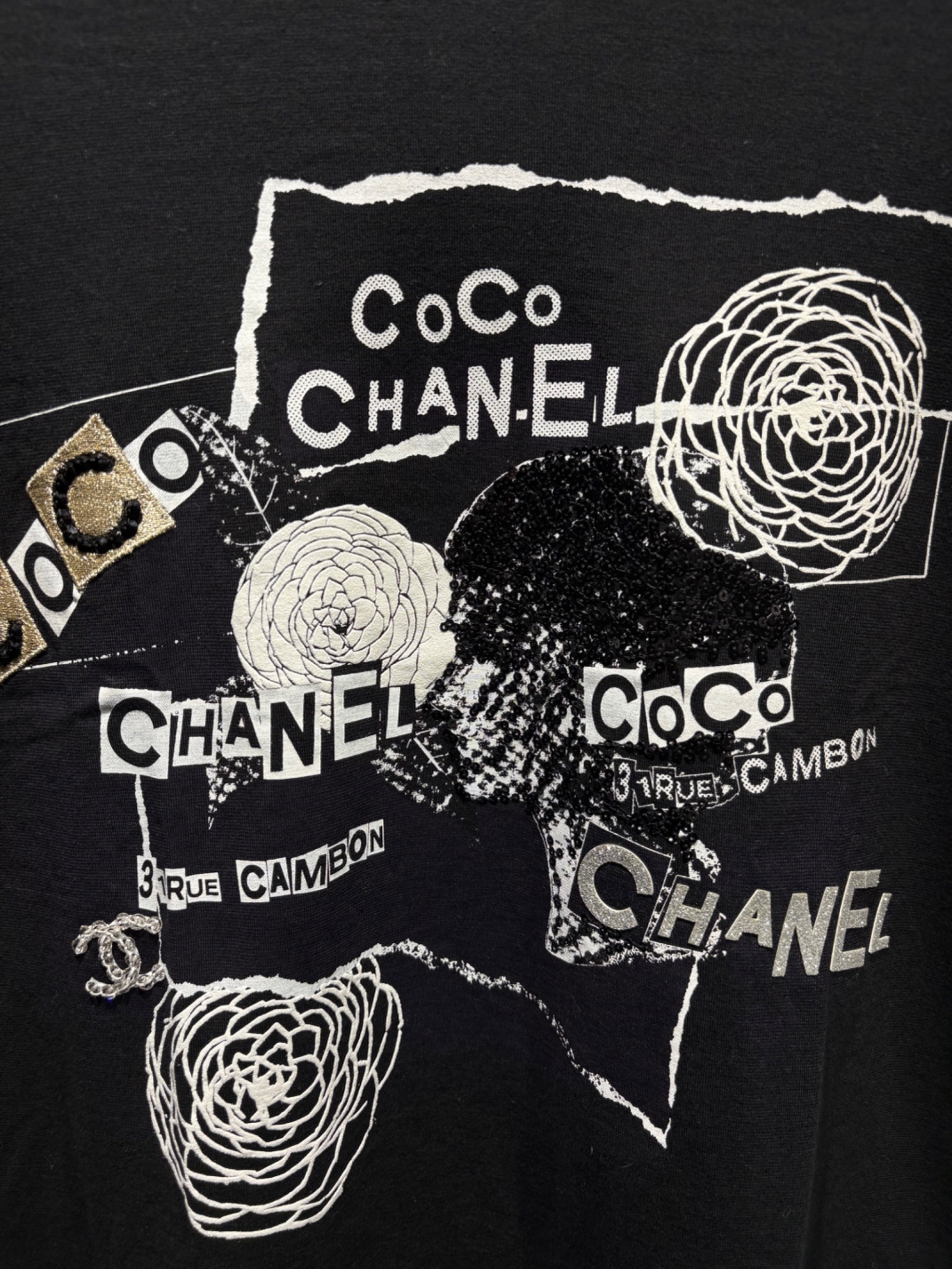 中古・古着通販】CHANEL (シャネル) ココマークコットンTシャツ