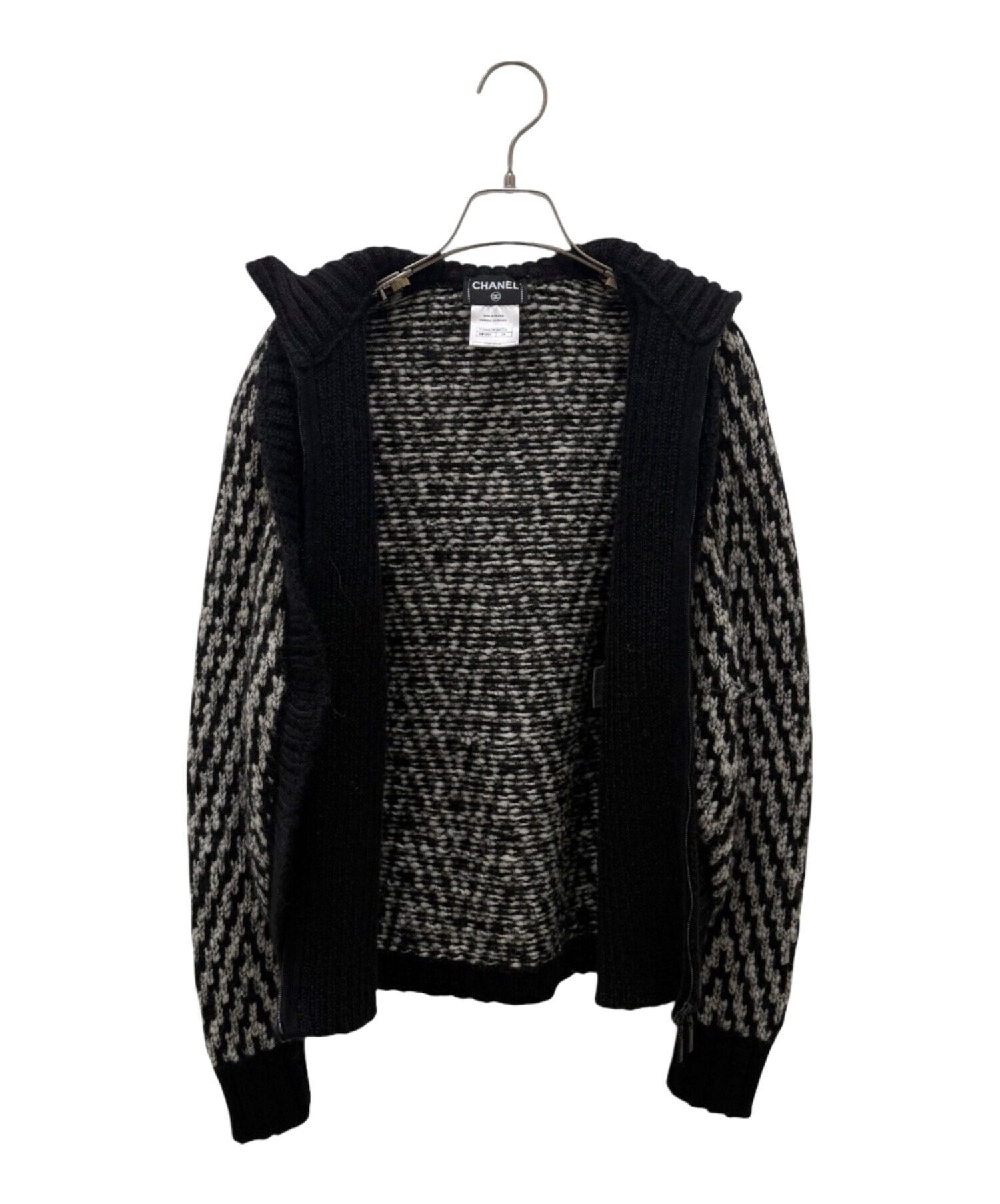中古・古着通販】CHANEL (シャネル) フェイクレイヤード ジップアップ