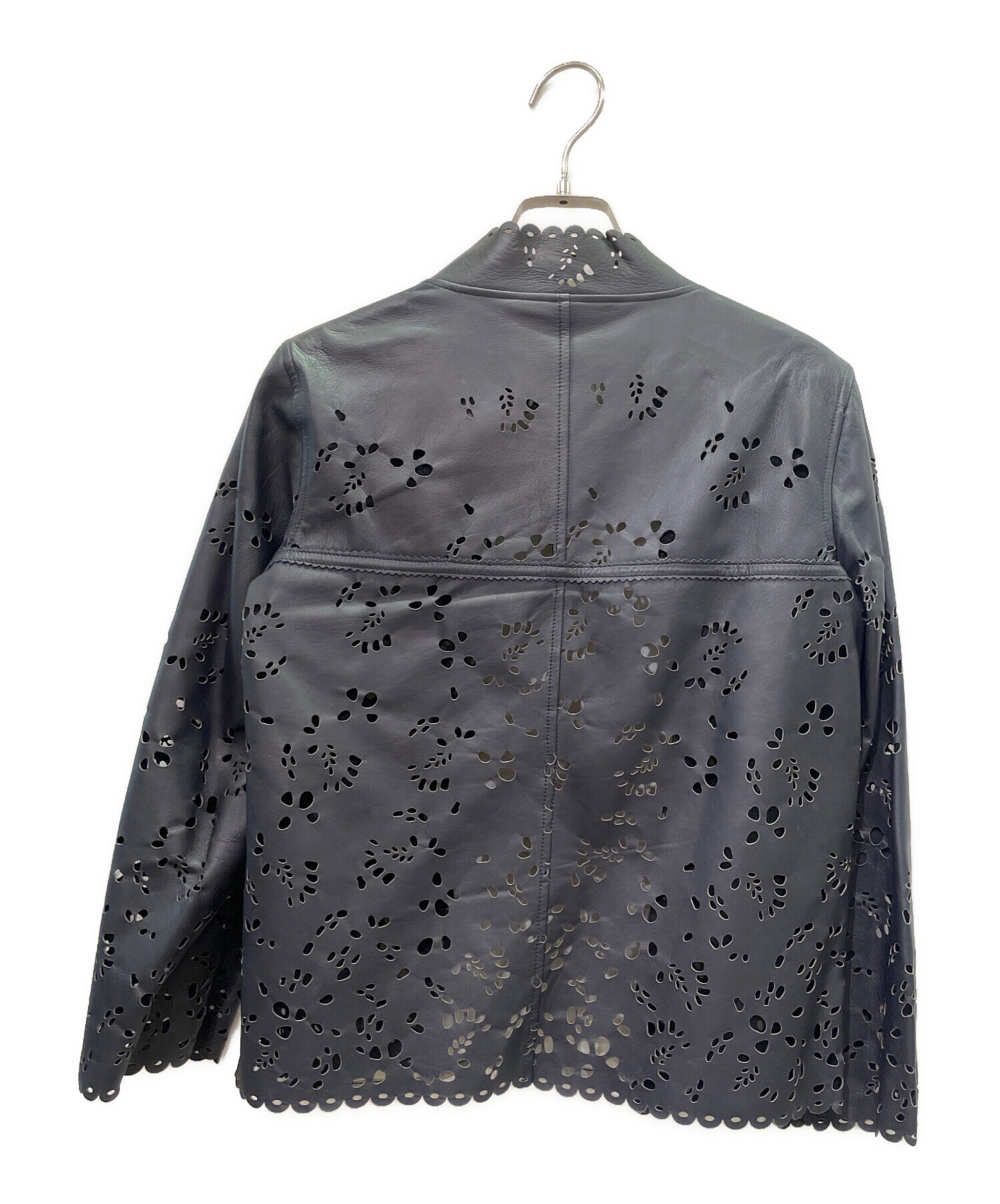 中古・古着通販】CHANEL (シャネル) カッティングレザージャケット