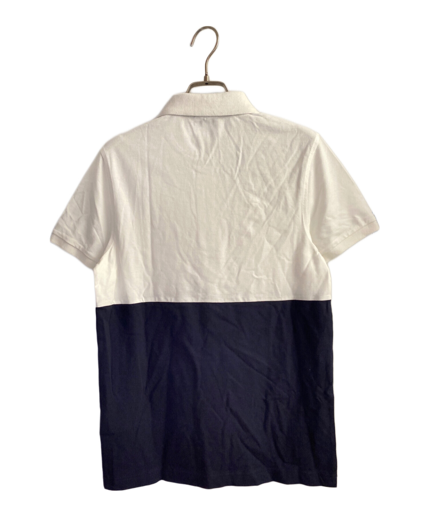 中古・古着通販】MONCLER (モンクレール) ポロシャツ ホワイト サイズ