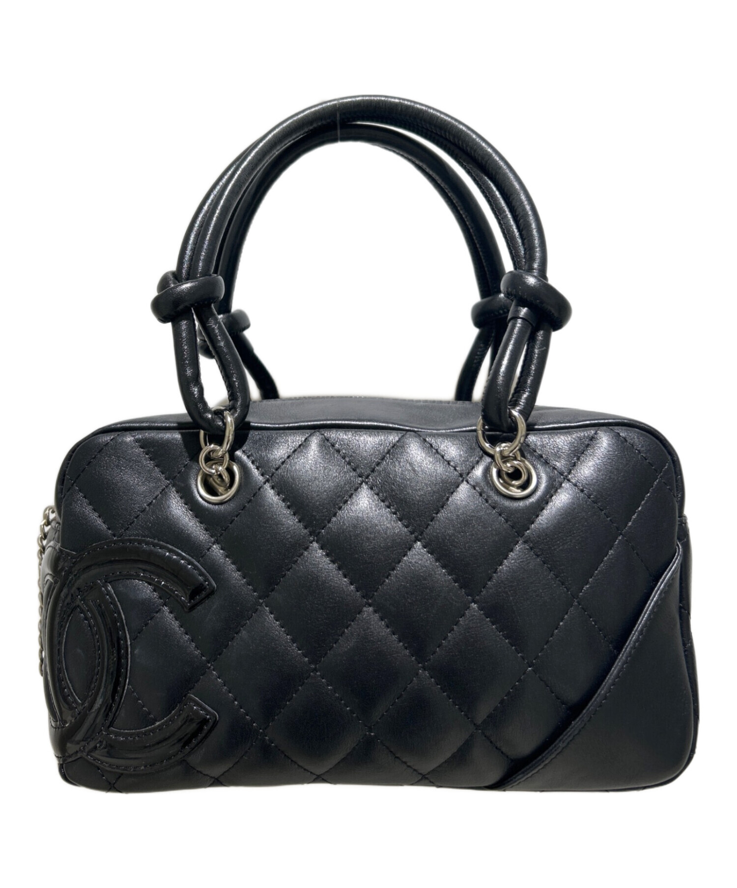 CHANEL シャネル　カンボンライン　ボウリングバック 中古・古着通販】CHANEL (シャネル) Cambon Line Mini Bowling Bag