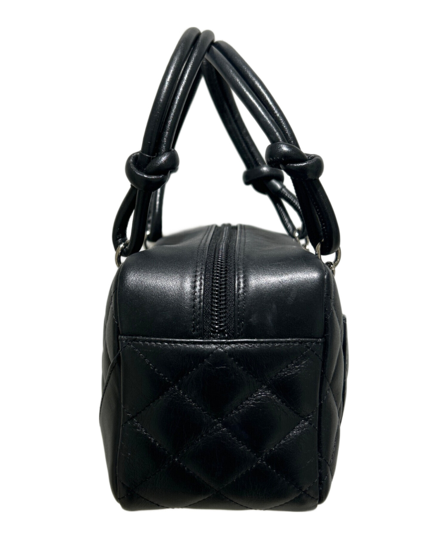 中古・古着通販】CHANEL (シャネル) Cambon Line Mini Bowling Bag