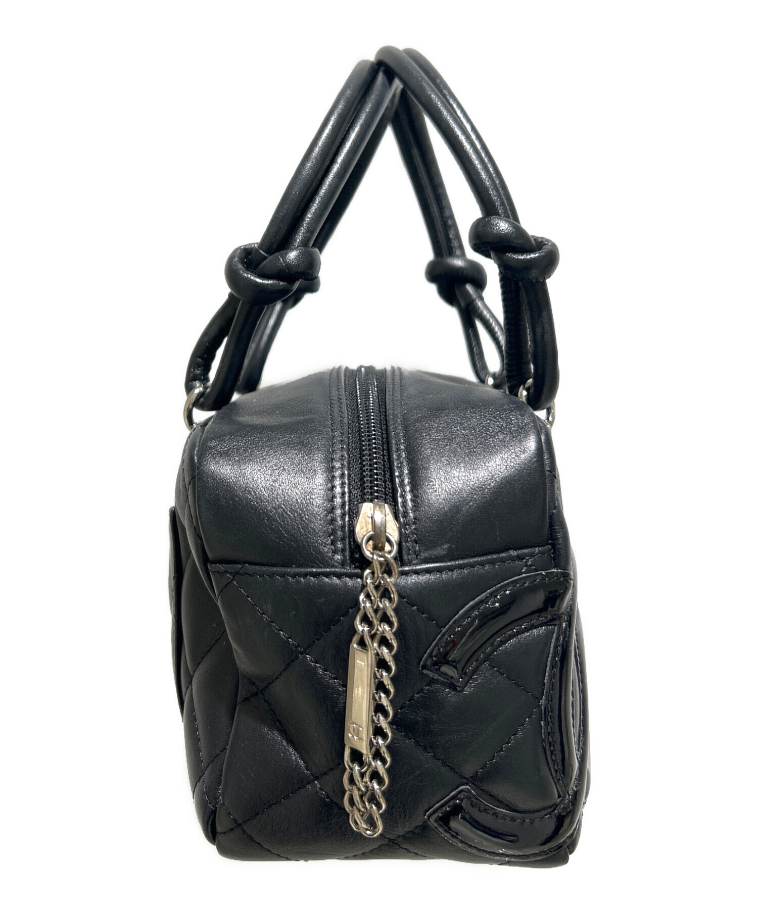 中古・古着通販】CHANEL (シャネル) Cambon Line Mini Bowling Bag