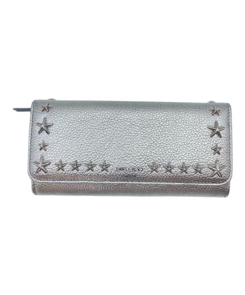 中古・古着通販】JIMMY CHOO (ジミーチュウ) 長財布 シルバー
