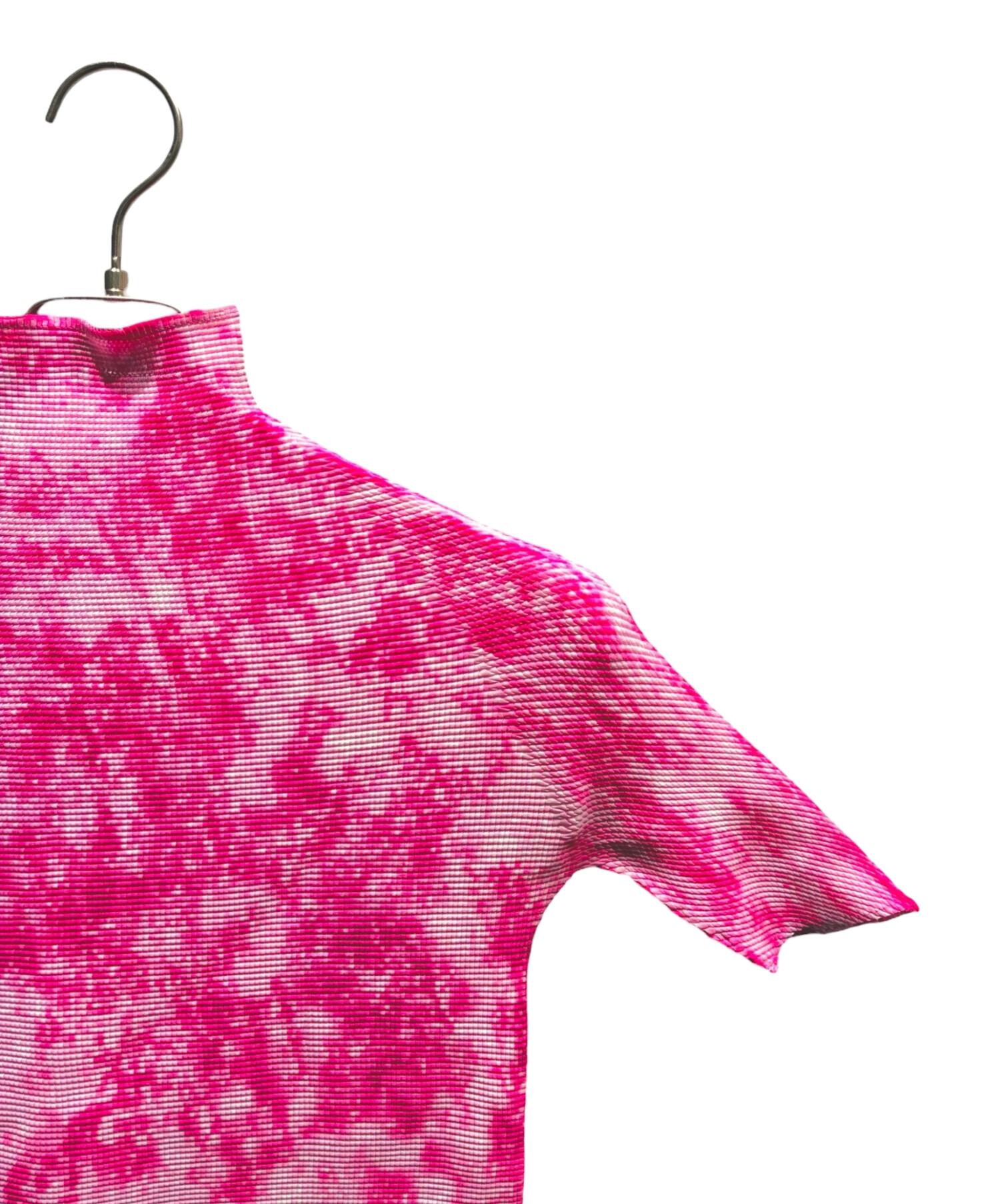 PLEATS PLEASE プリーツハイネック半袖 PLEATS PLEASE プリーツプリーズ ISSEY MIYAKE ハイネック 半袖