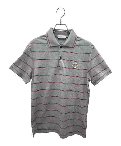 中古・古着通販】MONCLER (モンクレール) MONCLER/ボーダーポロシャツ