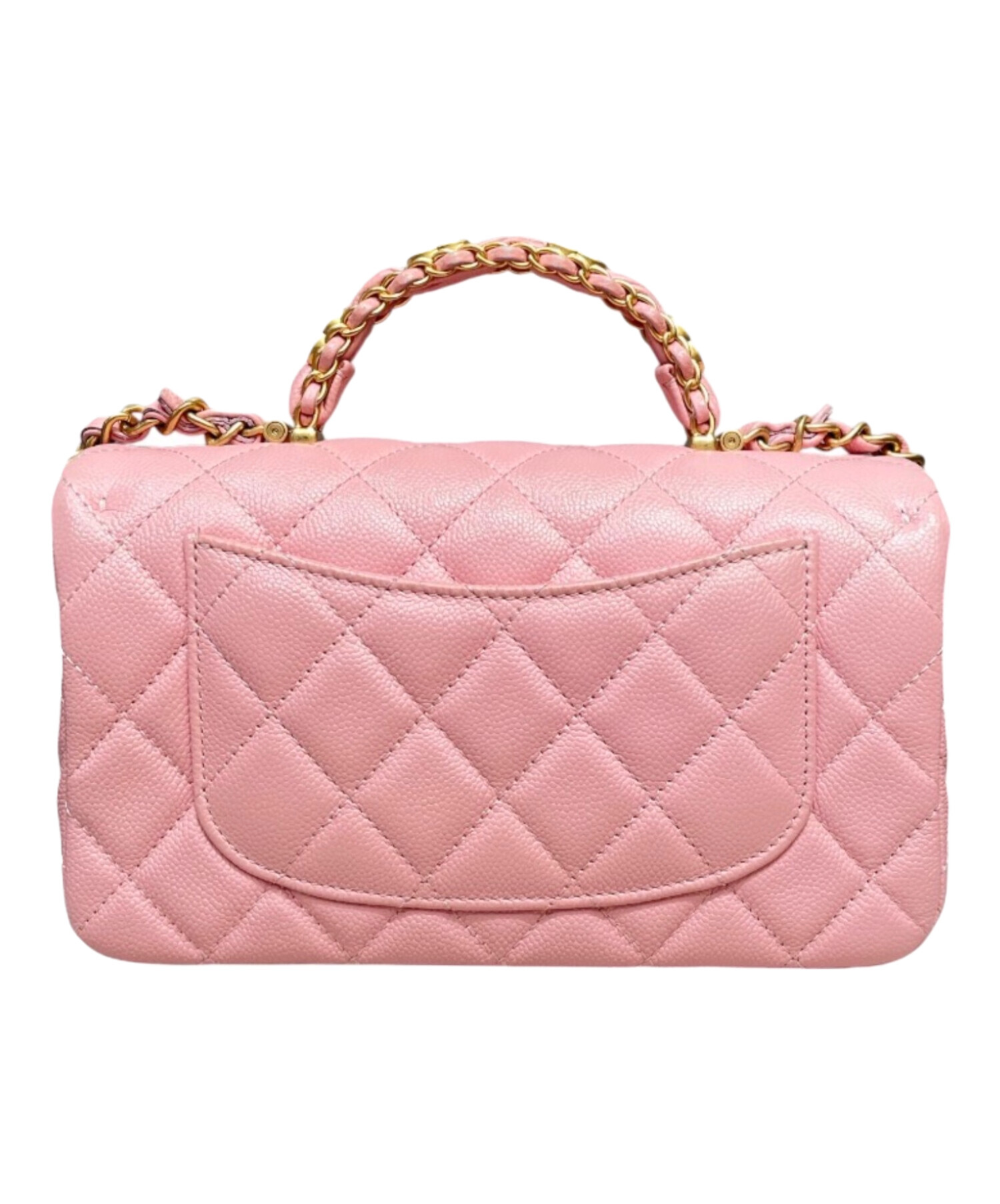 中古・古着通販】CHANEL (シャネル) トップハンドルミニ フラップ 