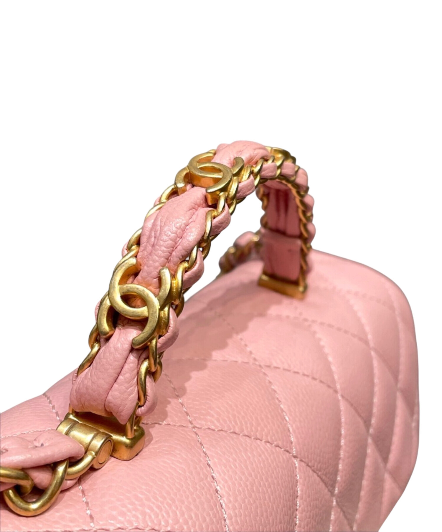 中古・古着通販】CHANEL (シャネル) トップハンドルミニ フラップ 