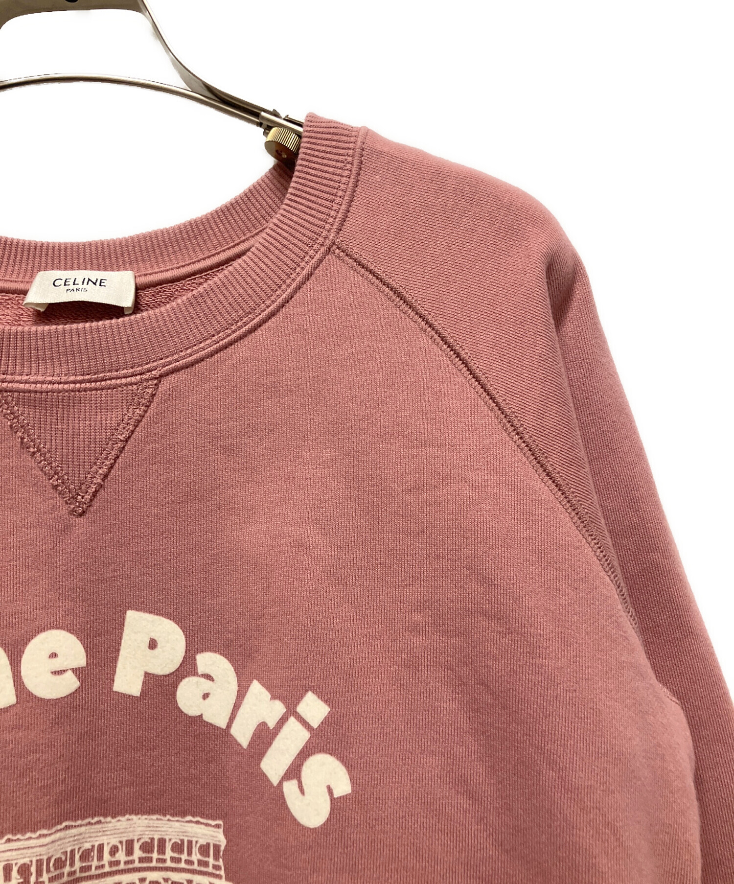 CELINE セリーヌ 24SS アルク・ドゥ・トリオンフ スウェットシャツ 中古・古着通販】CELINE (セリーヌ) アルク・ドゥ・トリオンフ