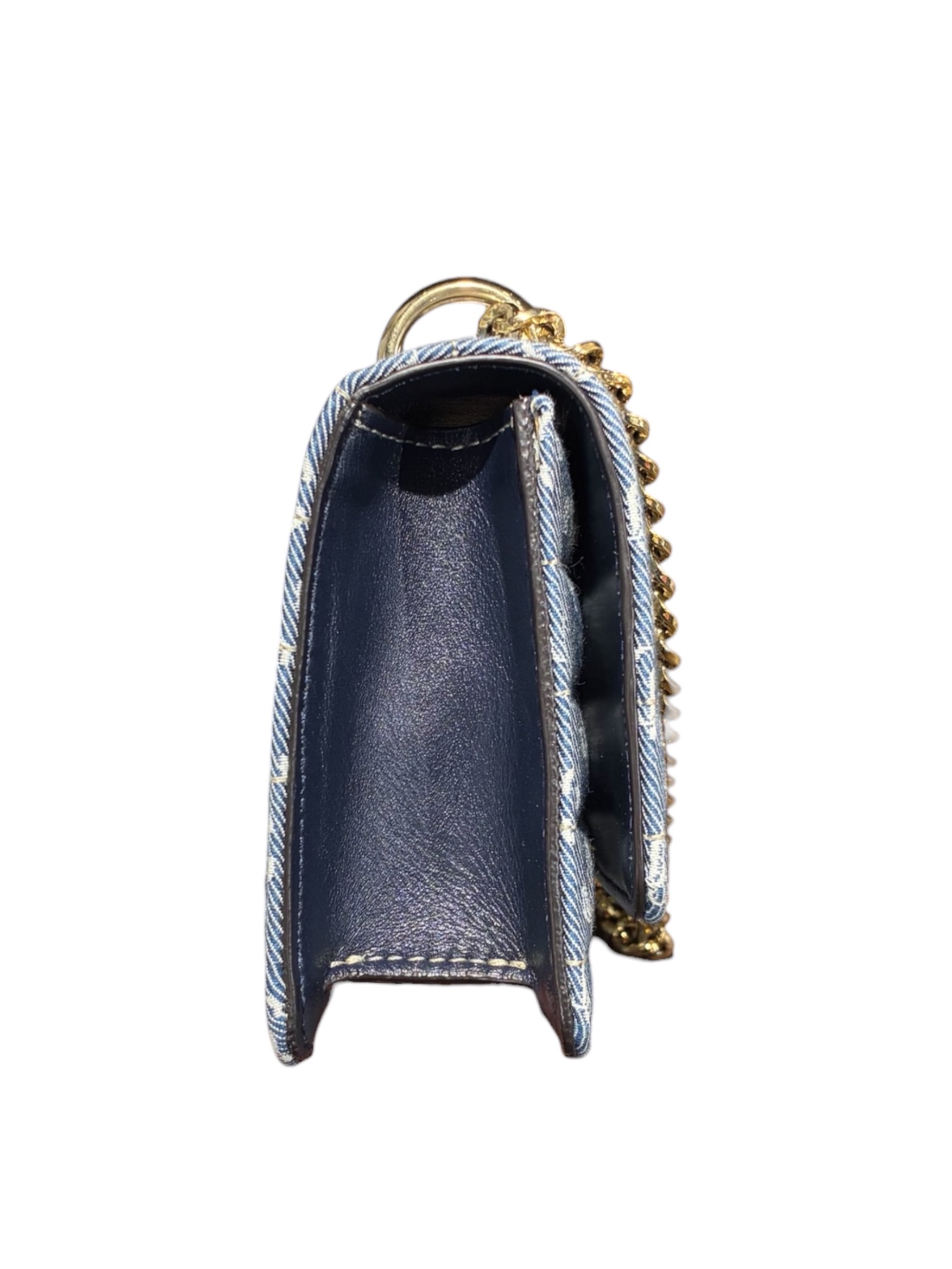 ジミーチュウデニムウォレットチェーンバッグ 中古・古着通販】JIMMY CHOO (ジミーチュウ) チェーンショルダーバッグ