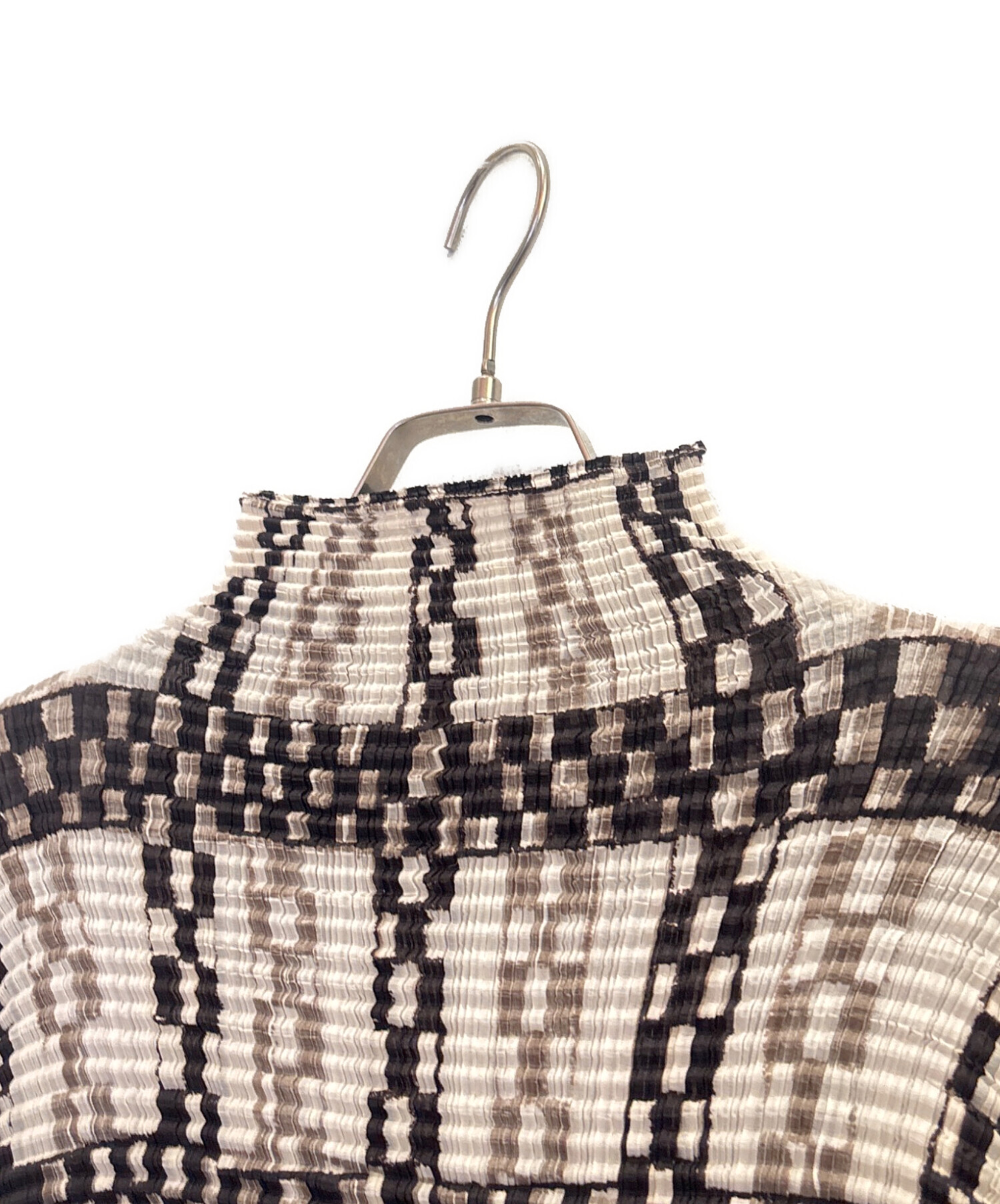 中古・古着通販】ISSEY MIYAKE (イッセイミヤケ) 鎖柄 ハイネック