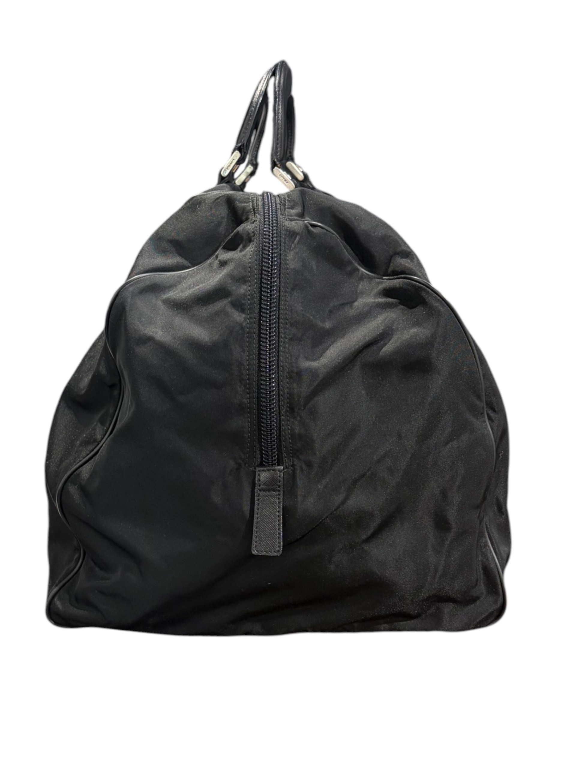 PRADA ボストンバッグ 中古・古着通販】PRADA (プラダ) ナイロンボストンバッグ ブラック