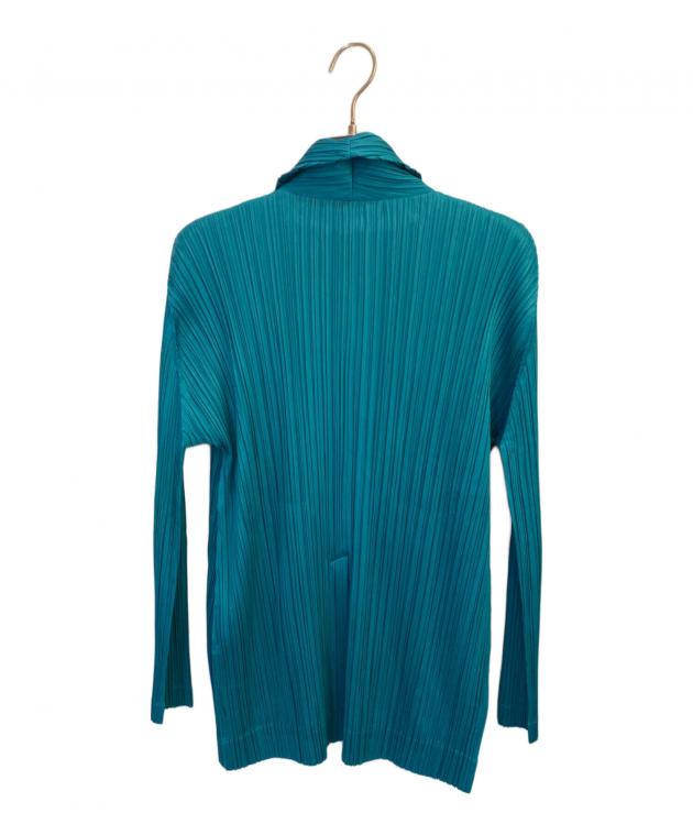 オリーブグリーン プリーツカーディガン 中古・古着通販】PLEATS PLEASE (プリーツプリーズ) プリーツ
