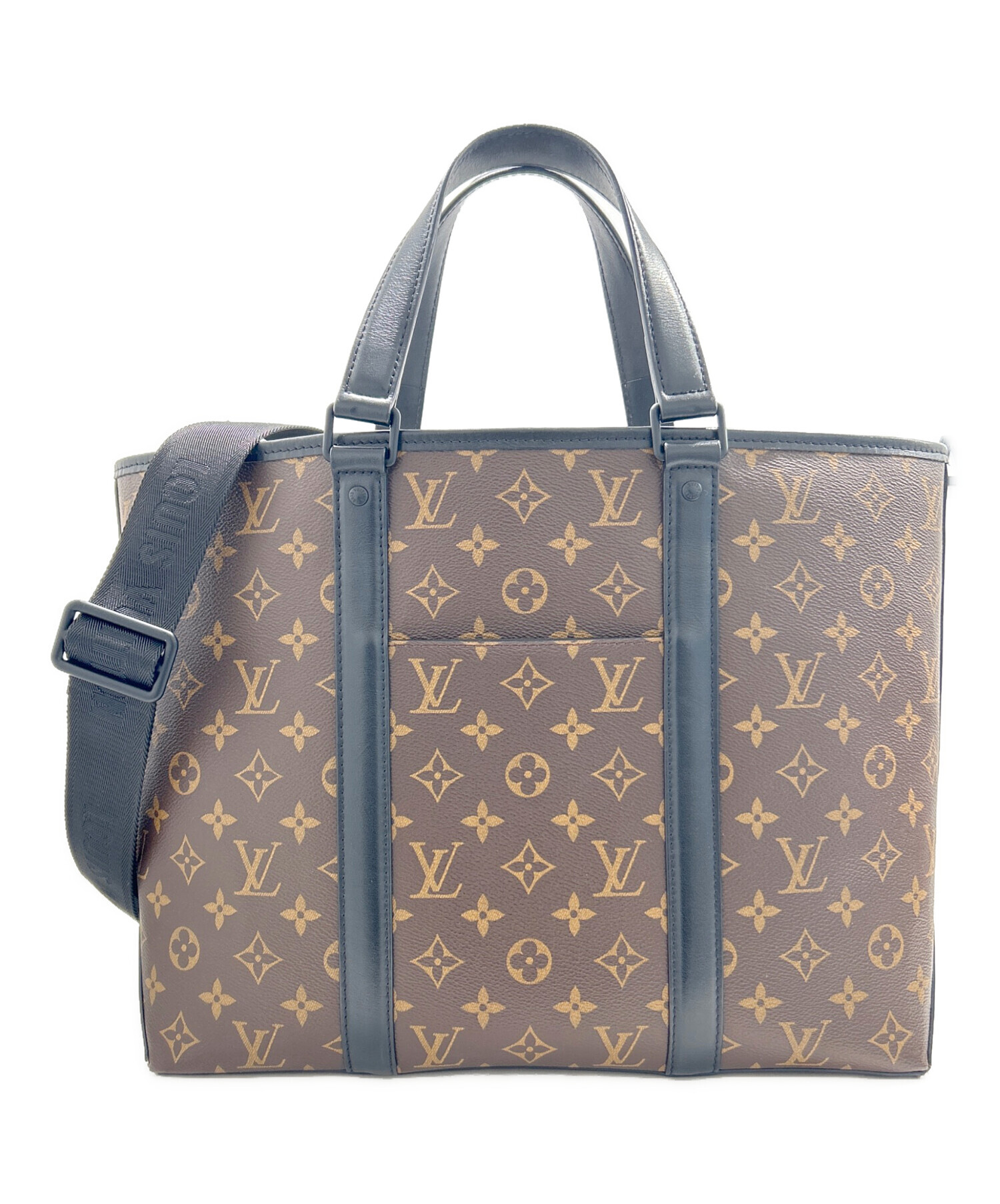 Louis Vuitton ビジネスバッグ モノグラムマカサー 中古・古着通販】LOUIS VUITTON (ルイ ヴィトン) Monogram Macassar