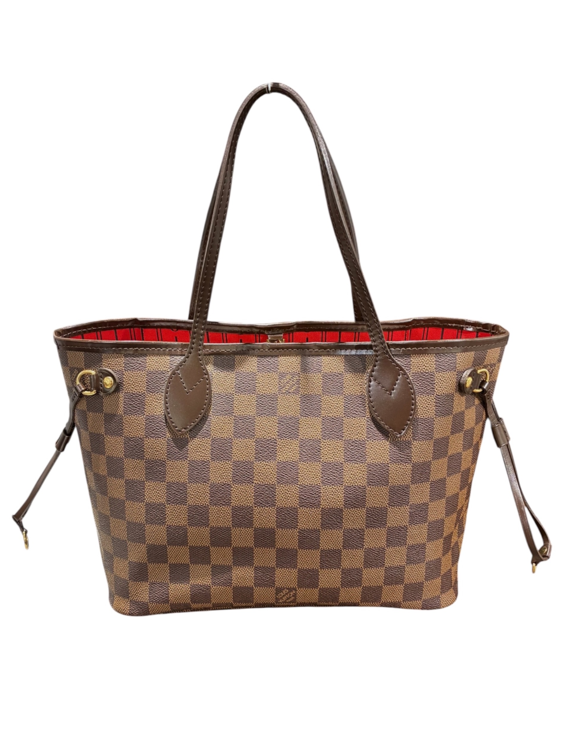 Louis Vuitton ダミエ トートバッグ 中型 中古・古着通販】LOUIS VUITTON (ルイ ヴィトン) ダミエ/ネヴァーフル