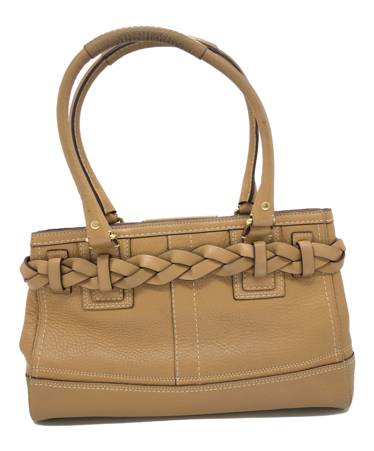 中古・古着通販】COACH (コーチ) ハンドバッグ ブラウン｜ブランド