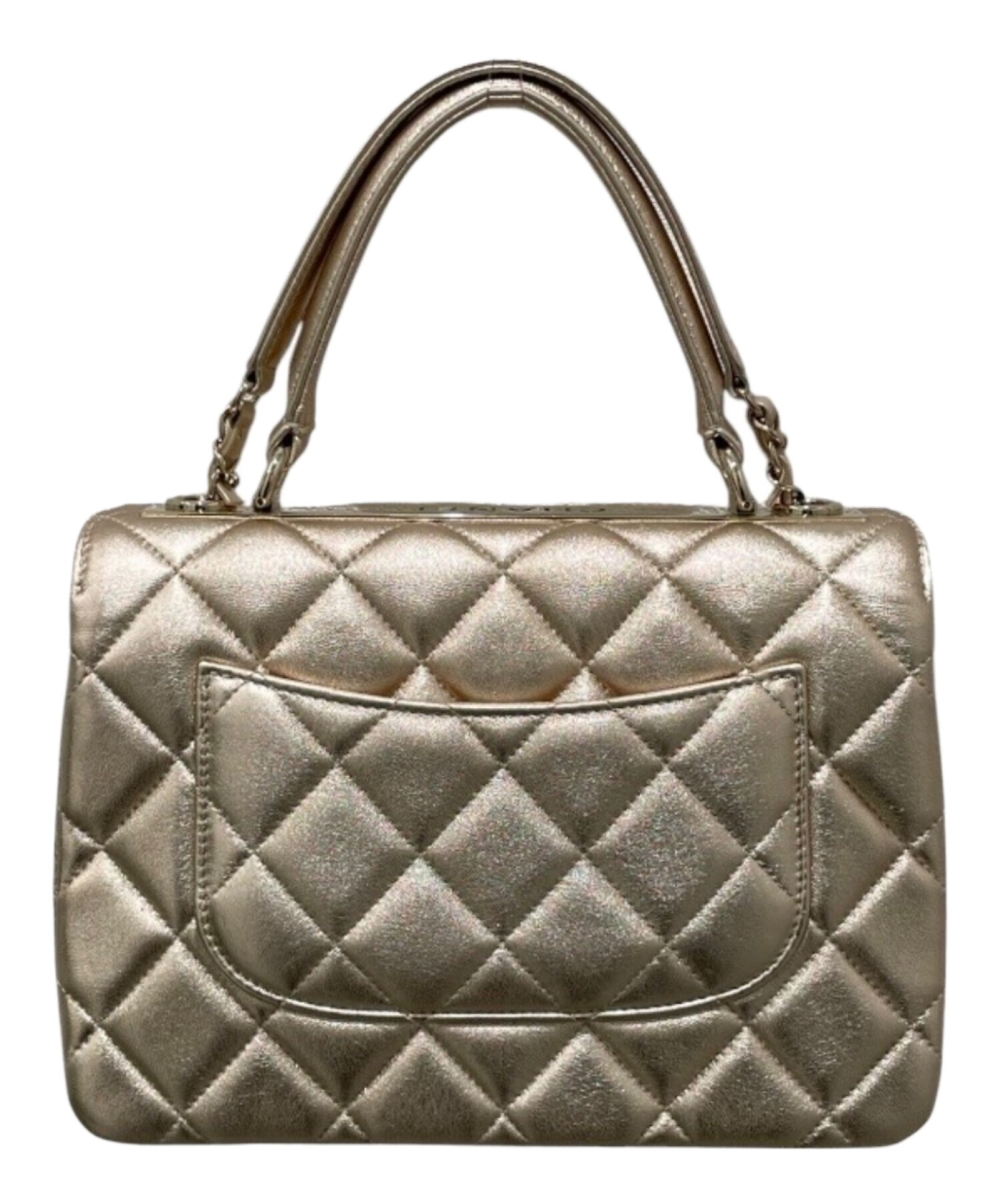 中古・古着通販】CHANEL (シャネル) トップハンドル フラップ バッグ