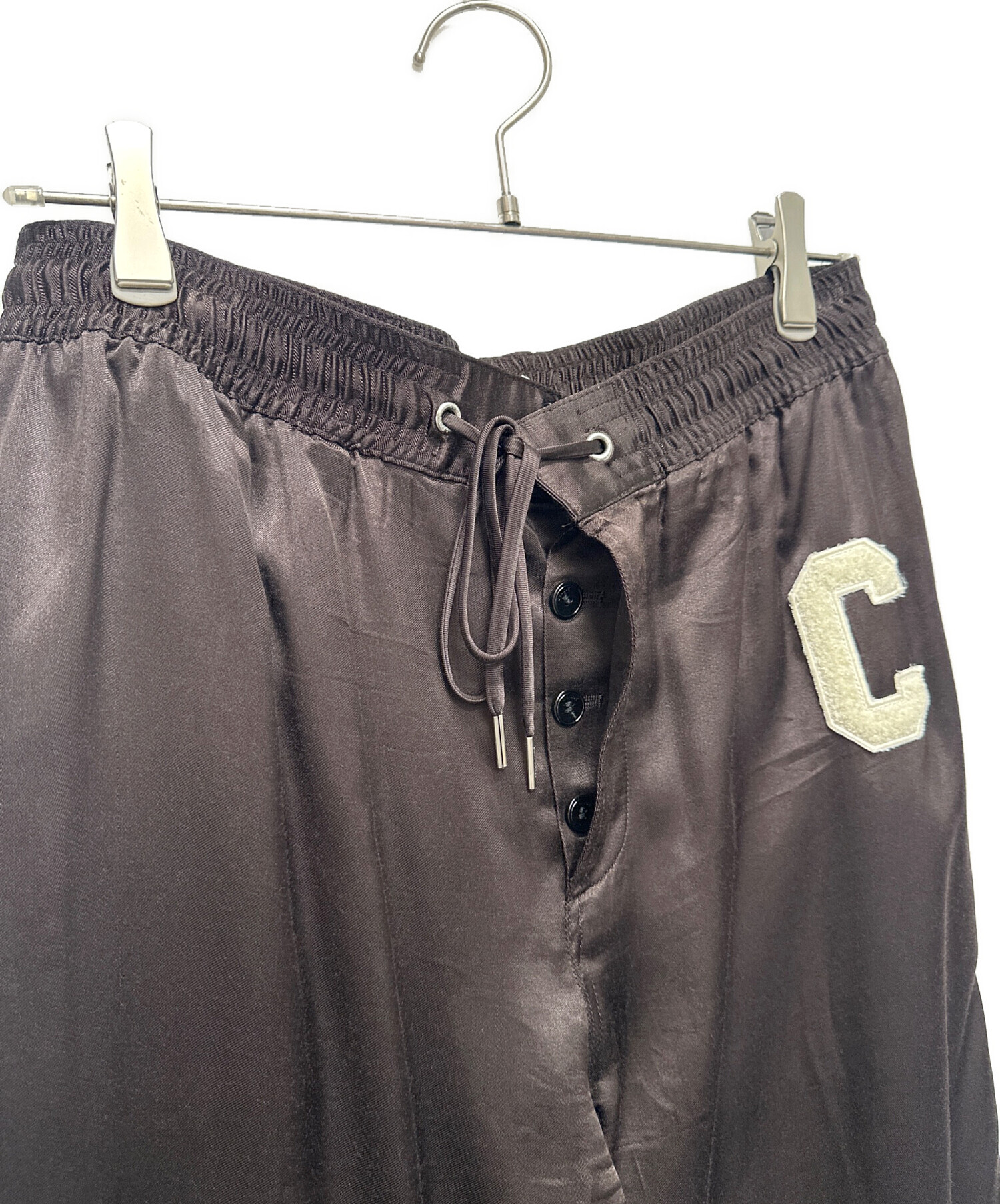 中古・古着通販】CELINE (セリーヌ) ロゴワッペン付アスレチックパンツ