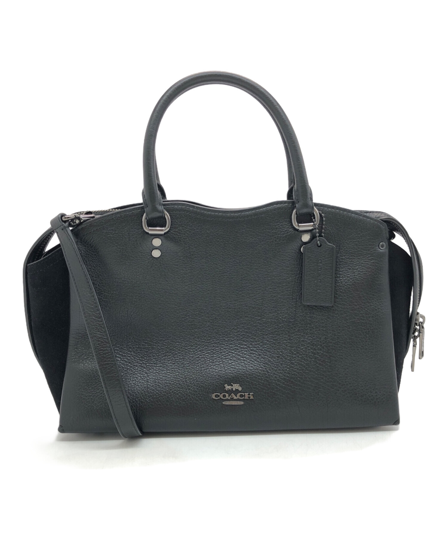 中古・古着通販】COACH (コーチ) 2WAYショルダーバッグ ブラック