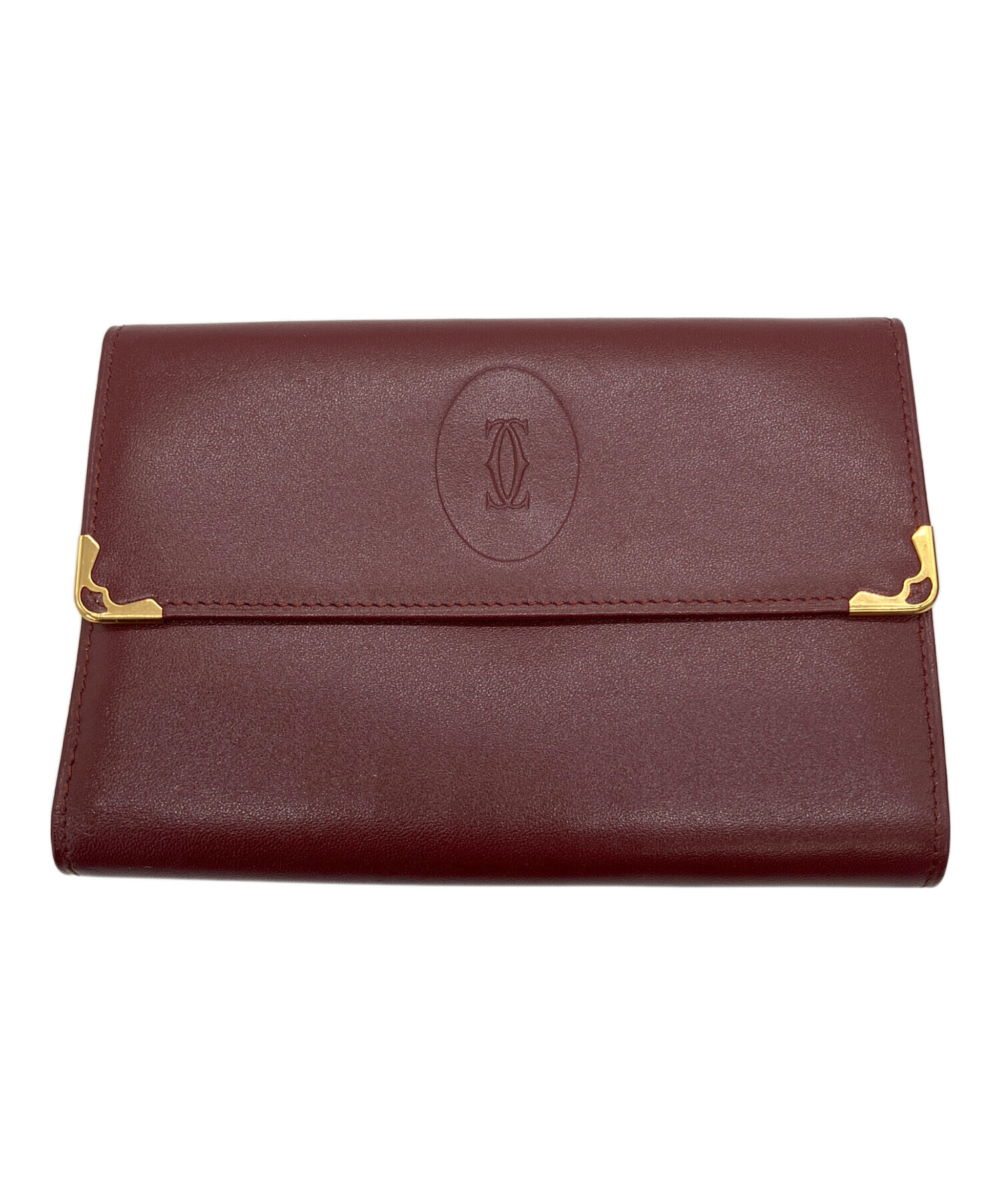 中古・古着通販】Cartier (カルティエ) マストライン 3つ折り財布