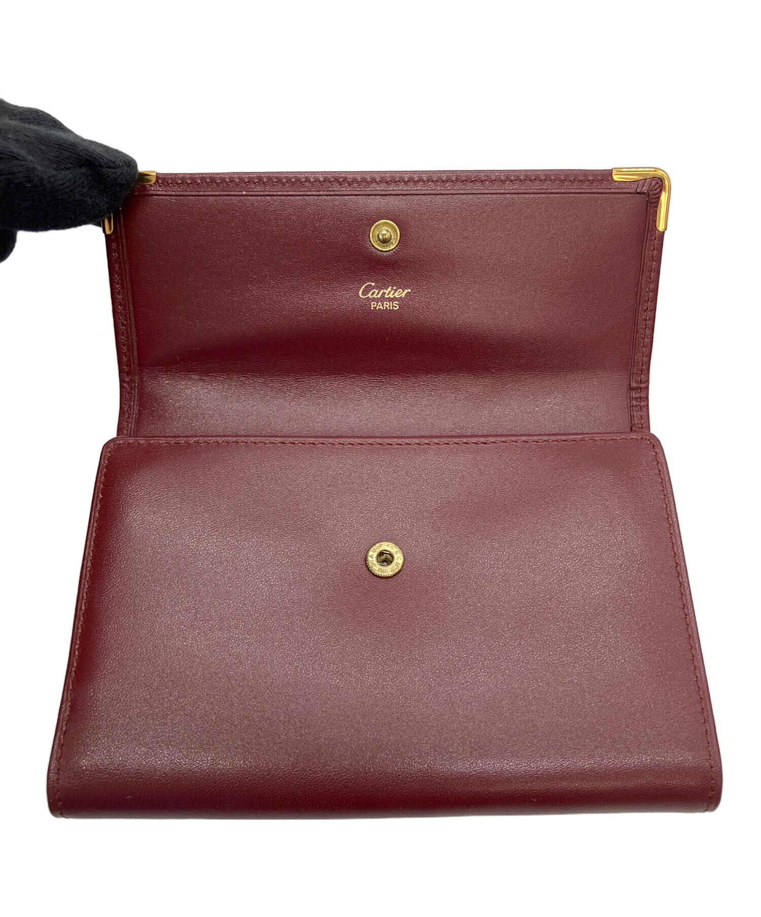 中古・古着通販】Cartier (カルティエ) マストライン 3つ折り財布