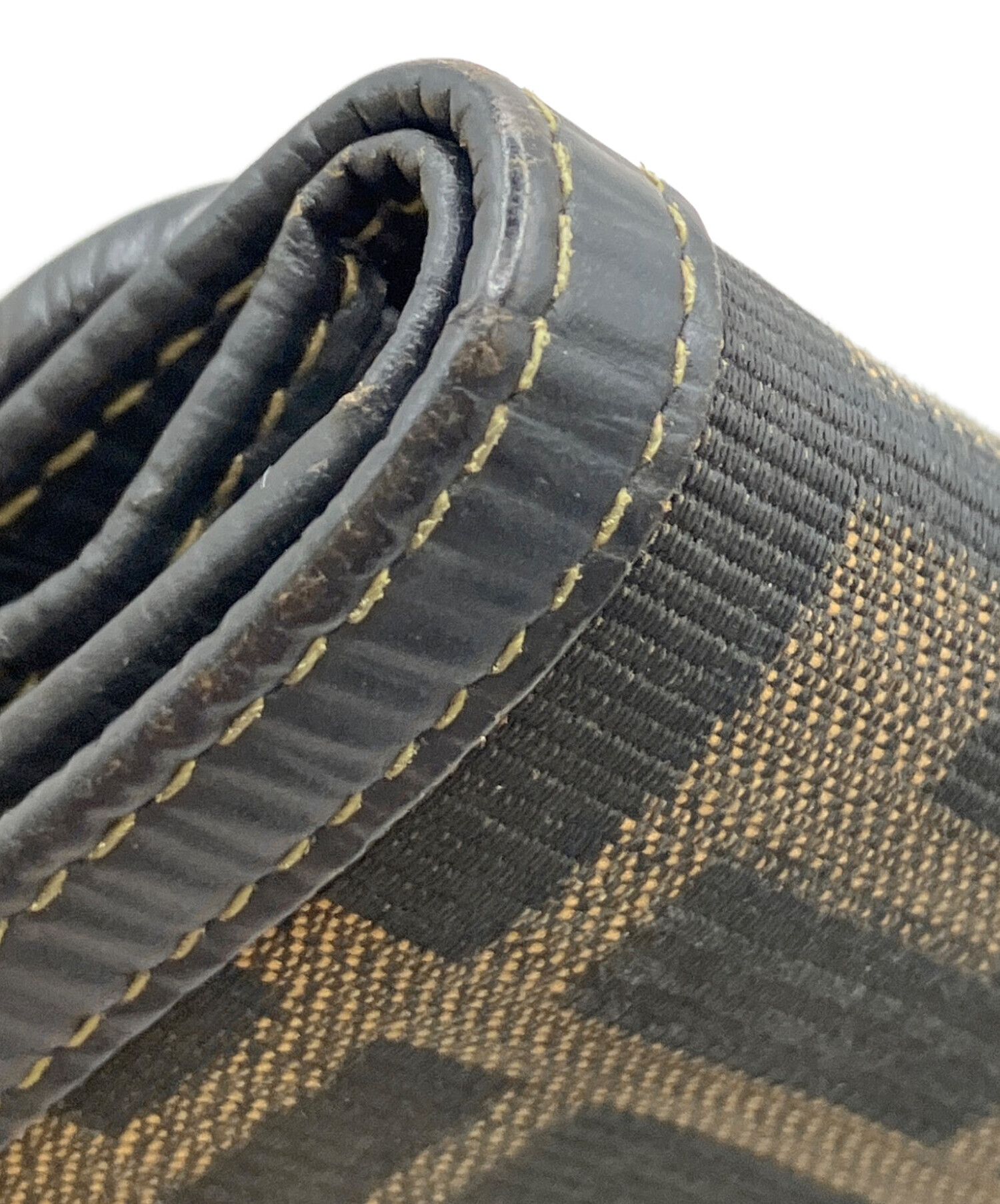 中古・古着通販】FENDI (フェンディ) 3つ折り財布 ズッカ ブラック
