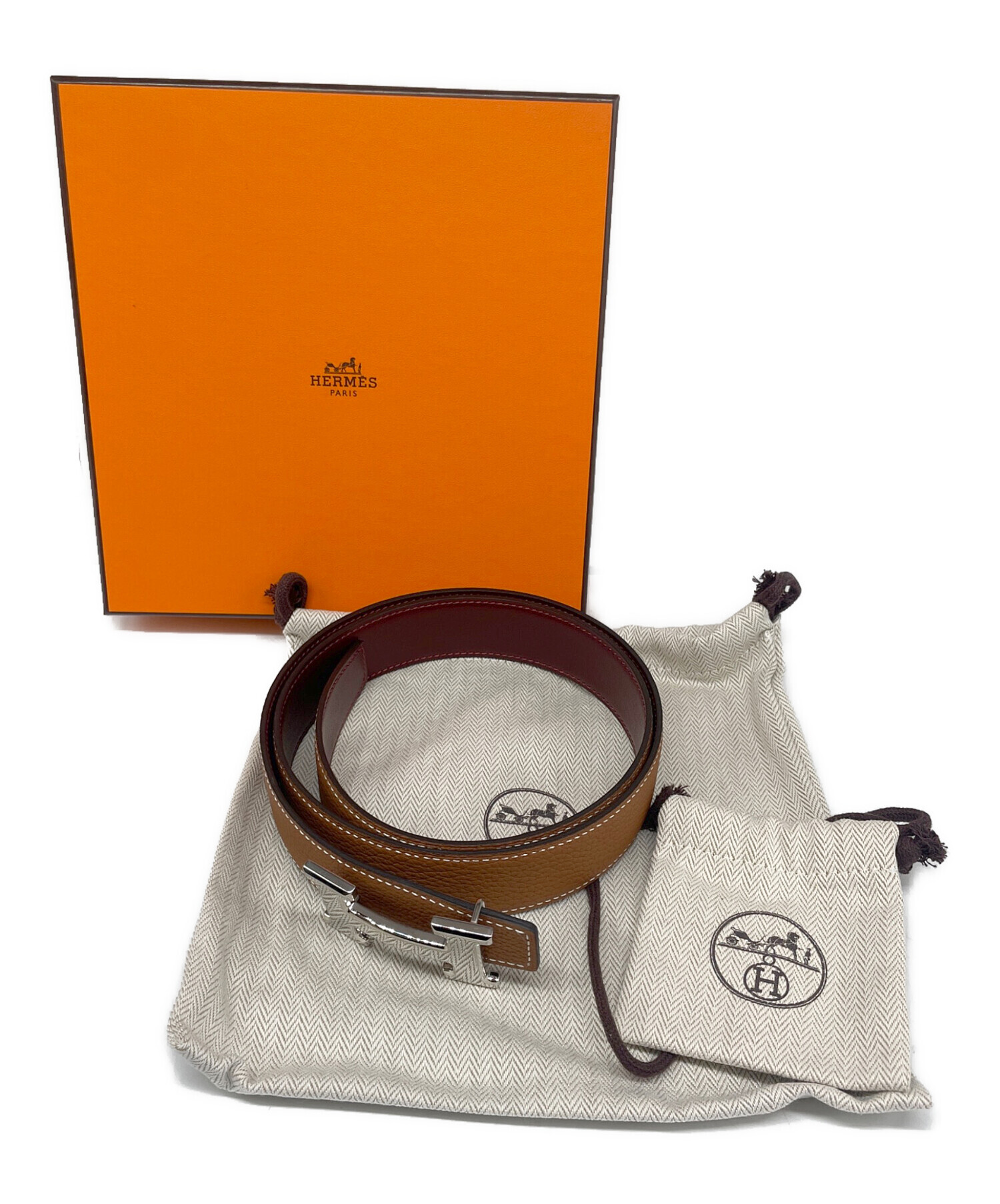 中古・古着通販】HERMES (エルメス) コンスタンスHベルト ゴールド