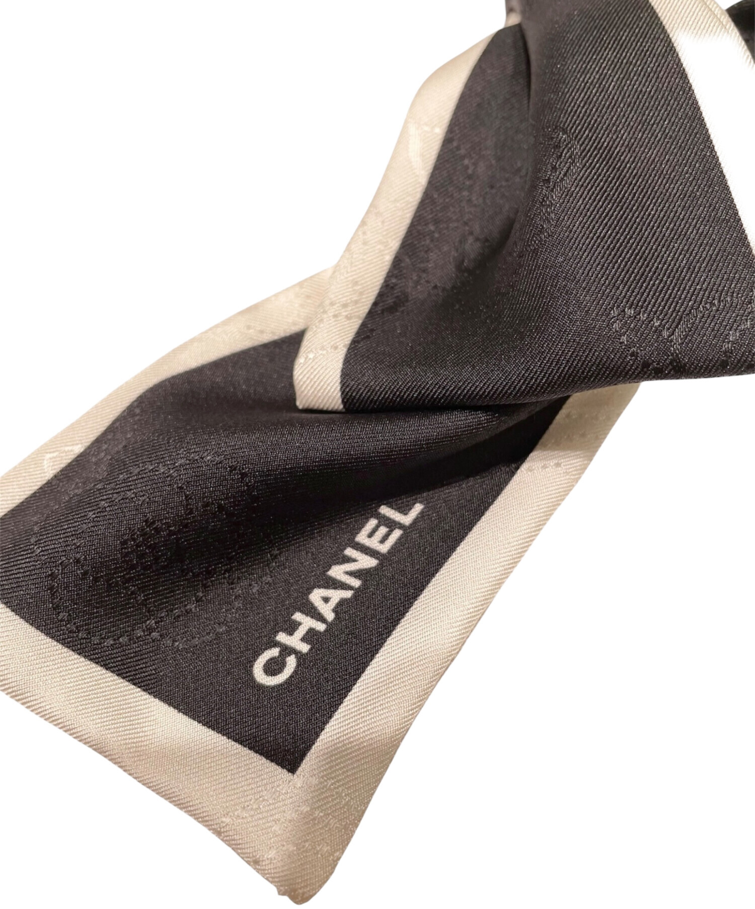 中古・古着通販】CHANEL (シャネル) シャドーカメリア柄 リボン