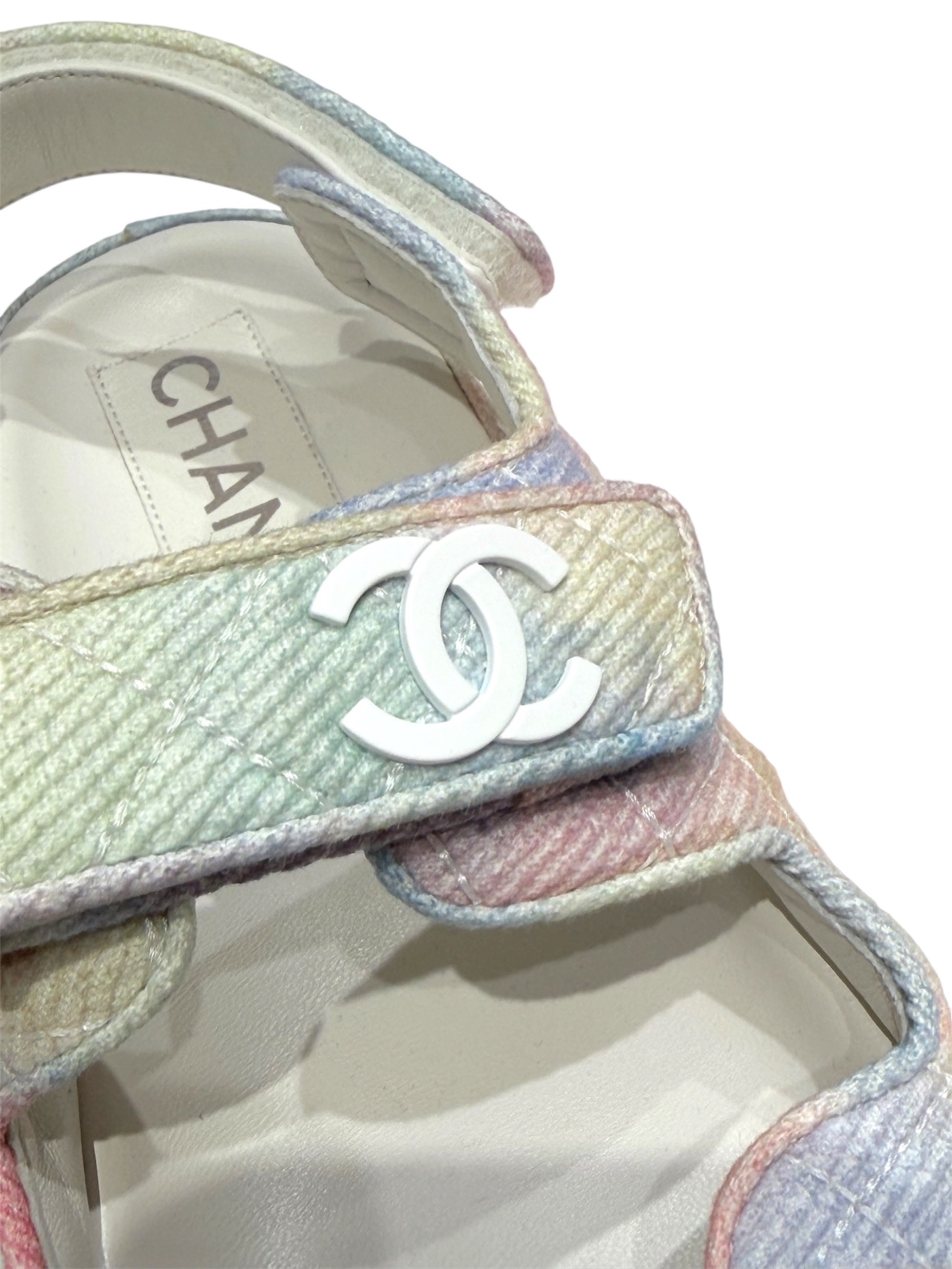 中古・古着通販】CHANEL (シャネル) ココマークスポーツサンダル