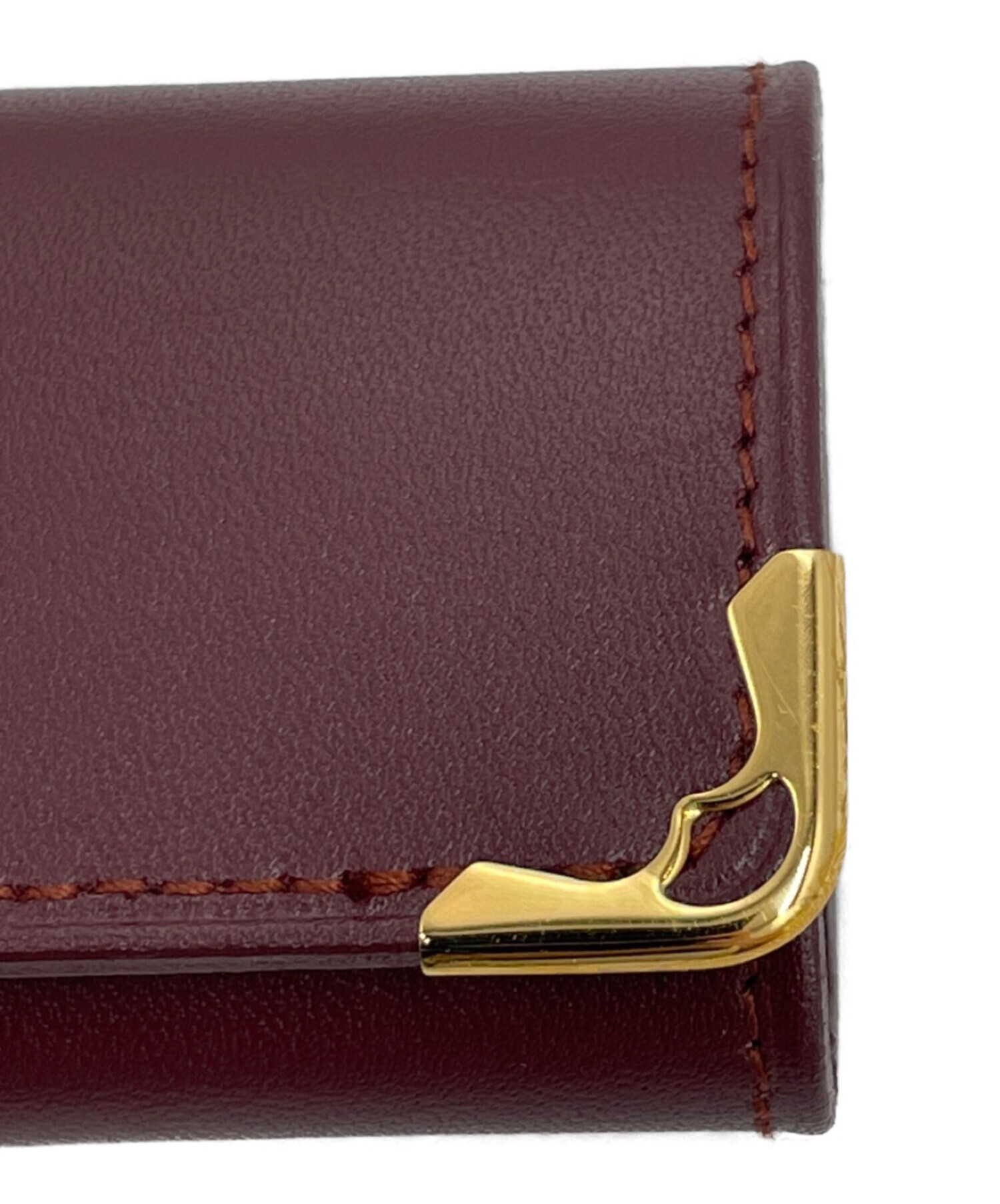 k*i様 新品未使用品 Cartier ボルドー ケース ギャラあり 中古・古着通販】Cartier (カルティエ) キーケース ボルドー｜ブランド