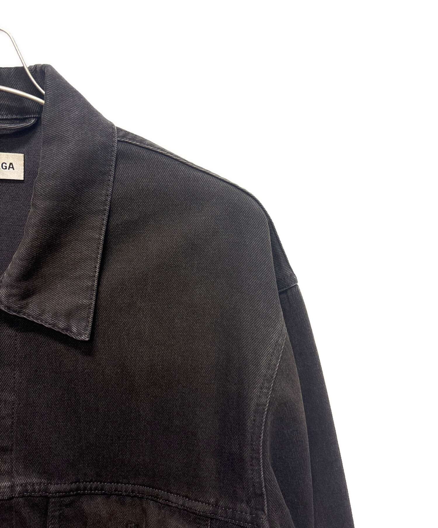中古・古着通販】BALENCIAGA (バレンシアガ) ブラックデニムジャケット