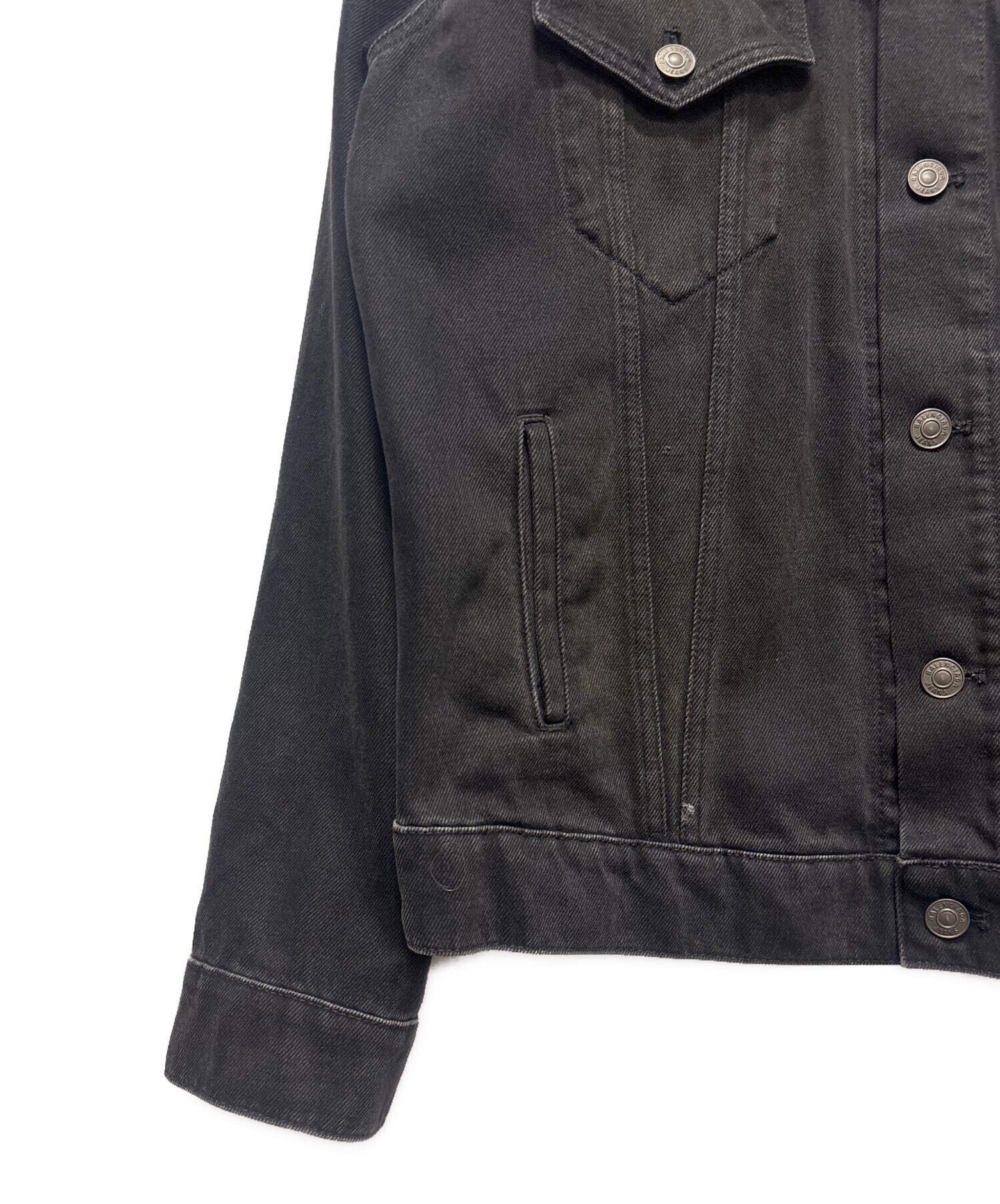 中古・古着通販】BALENCIAGA (バレンシアガ) ブラックデニムジャケット