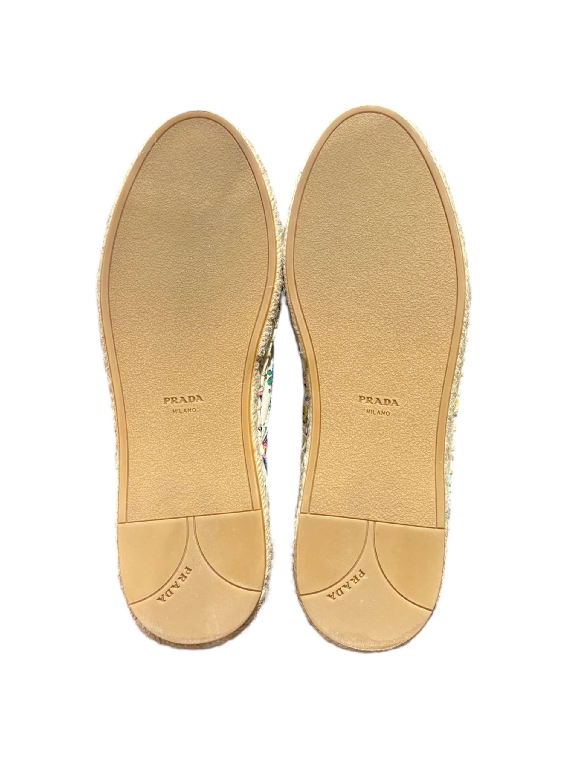 PRADA ベージュ エスパドリーユ 中古・古着通販】PRADA (プラダ) エスパドリーユ/IE988L ベージュ