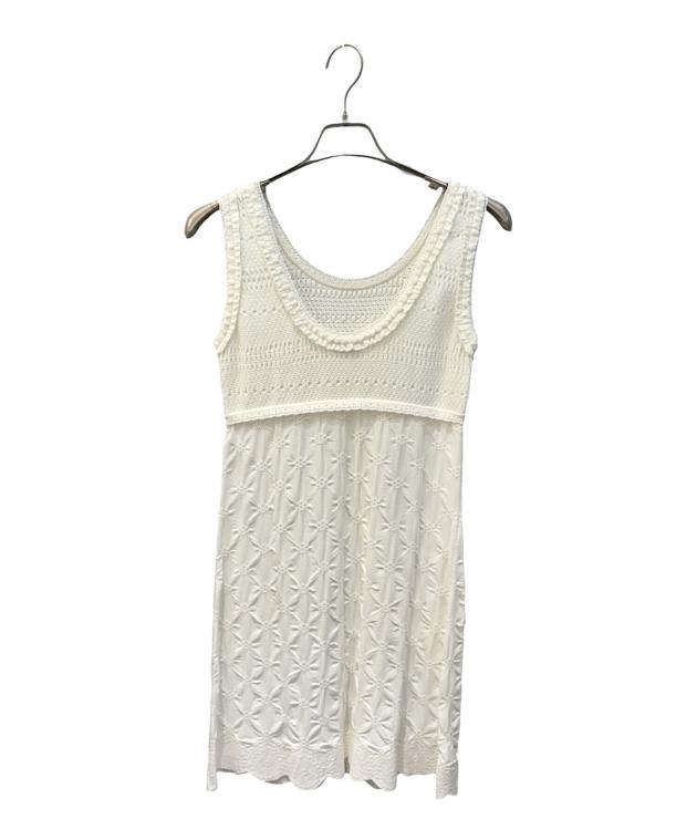 中古・古着通販】CHANEL (シャネル) ノースリーブニットワンピース
