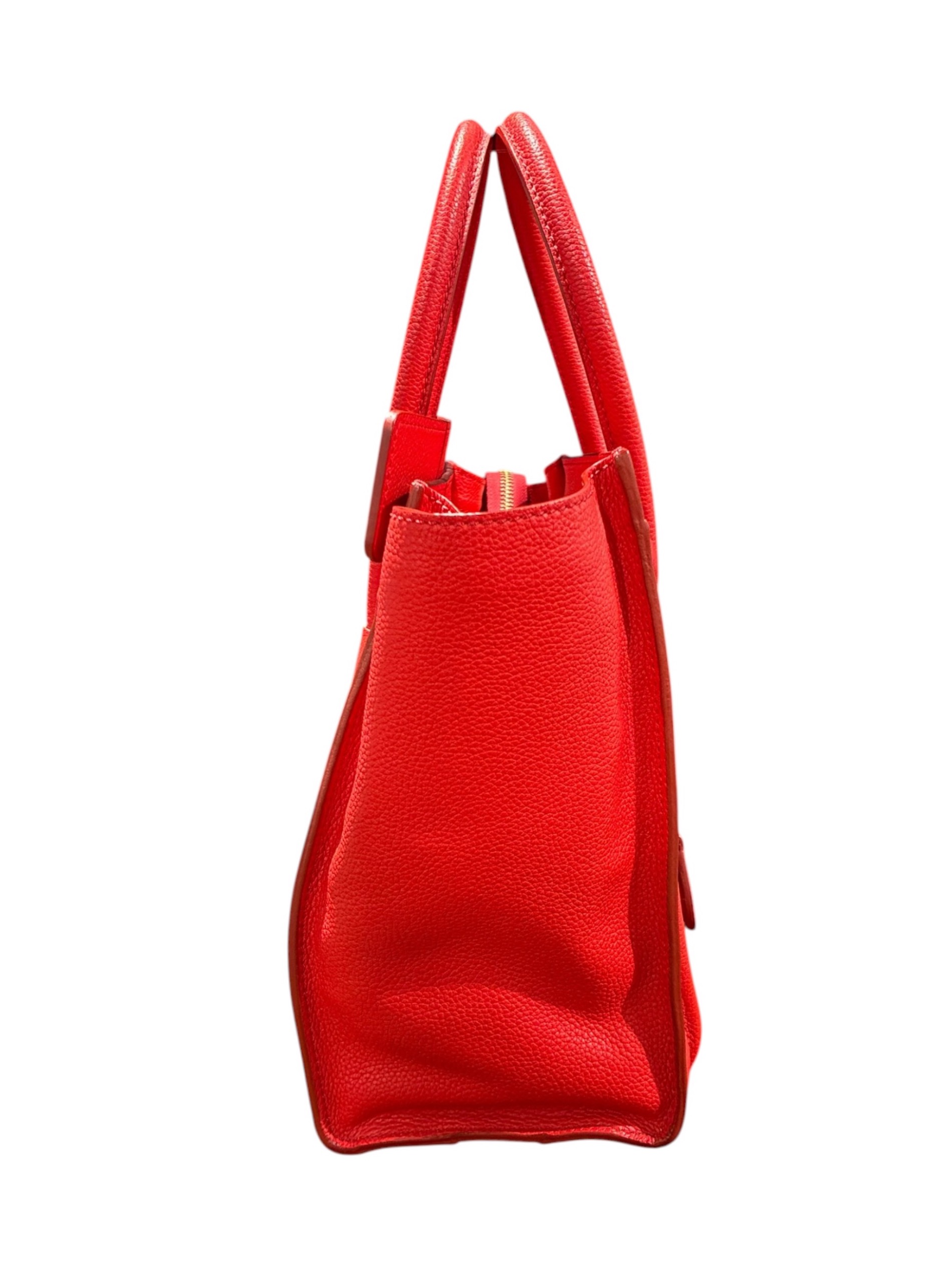 中古・古着通販】CELINE (セリーヌ) ハンドバッグ レッド サイズ