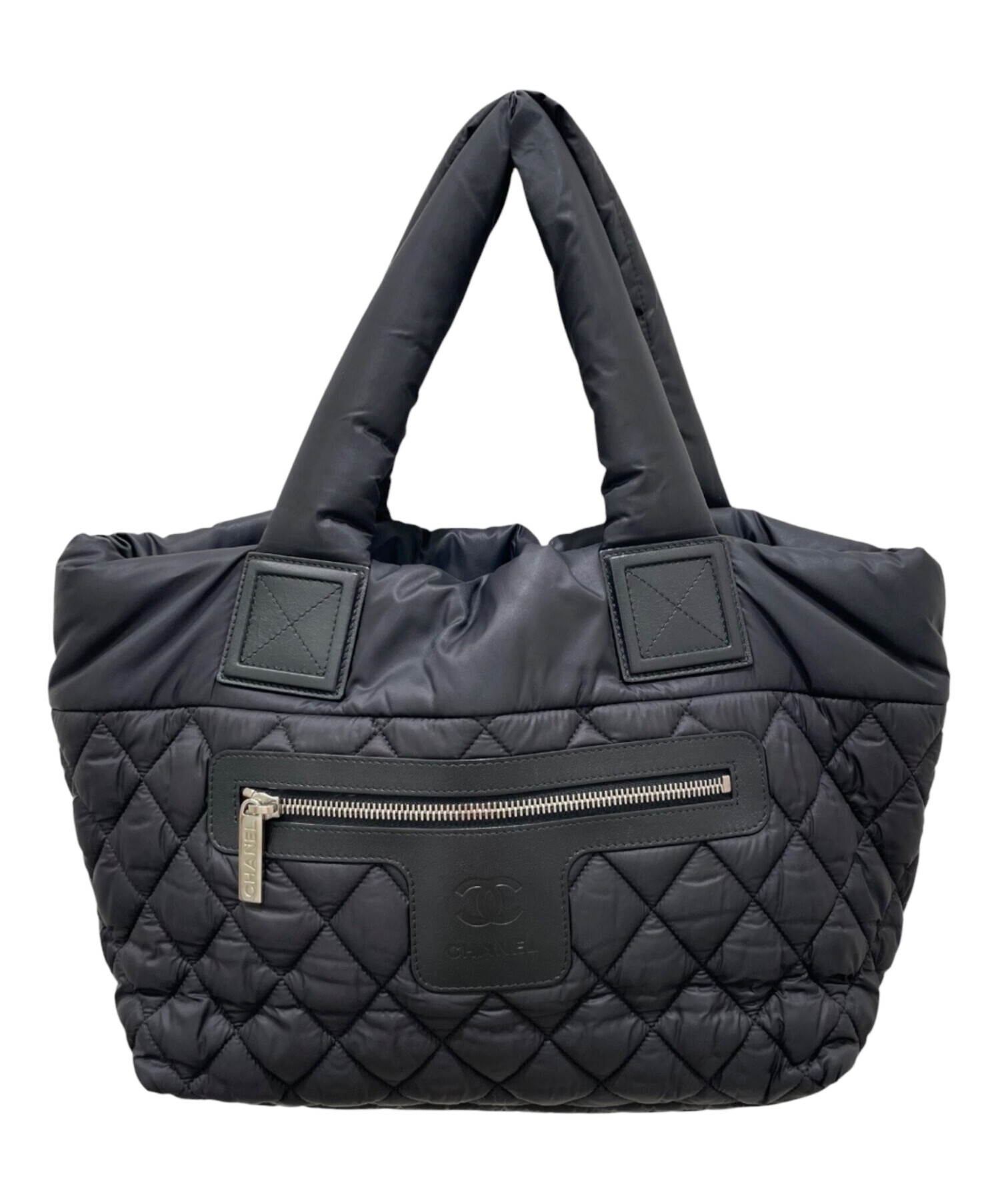 中古・古着通販】CHANEL (シャネル) コココクーン トートPM ブラック