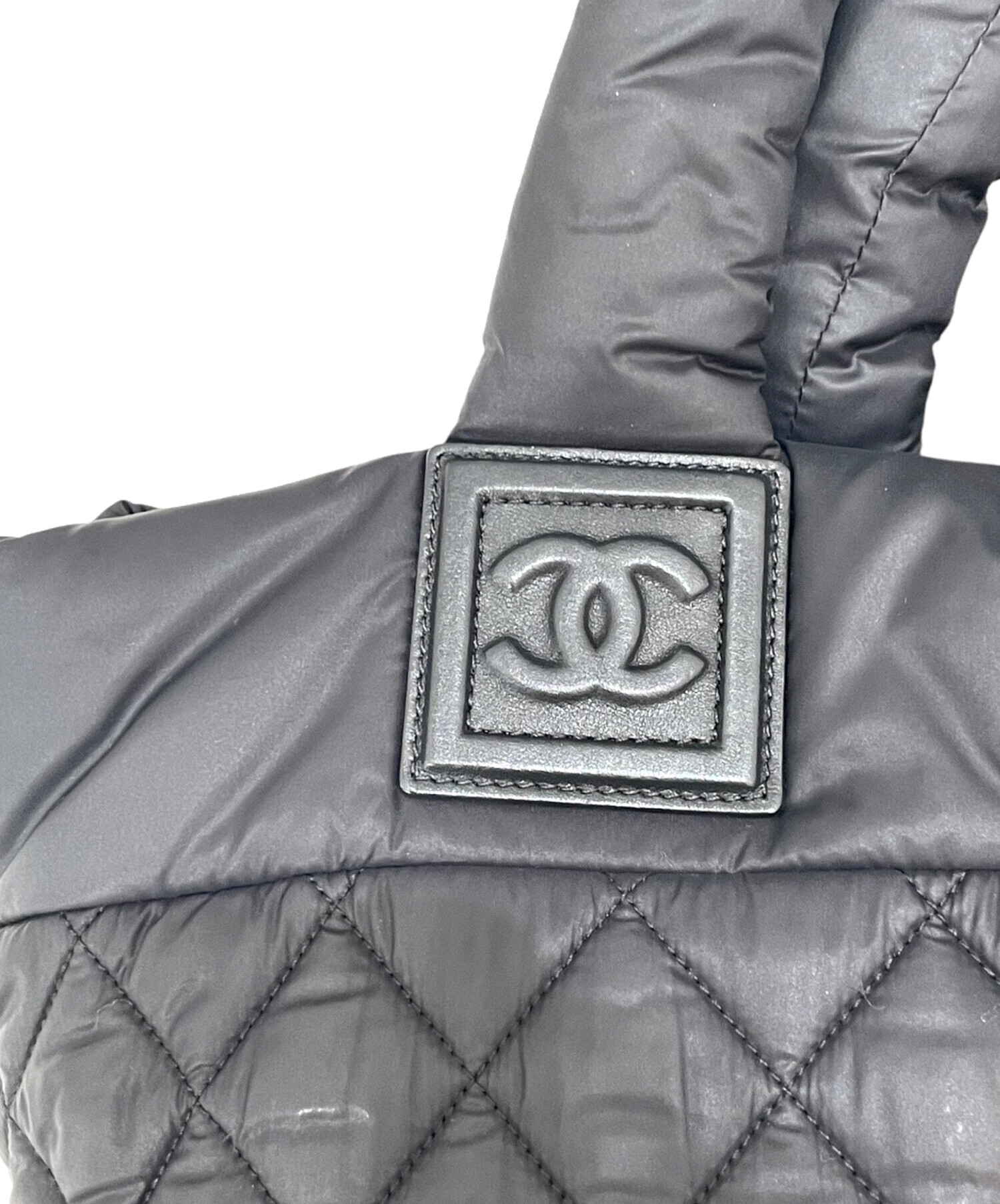 中古・古着通販】CHANEL (シャネル) コココクーン トートPM ブラック
