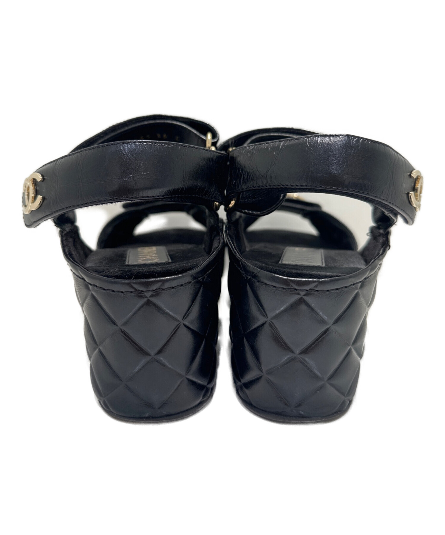 中古・古着通販】CHANEL (シャネル) ココマークストラップサンダル