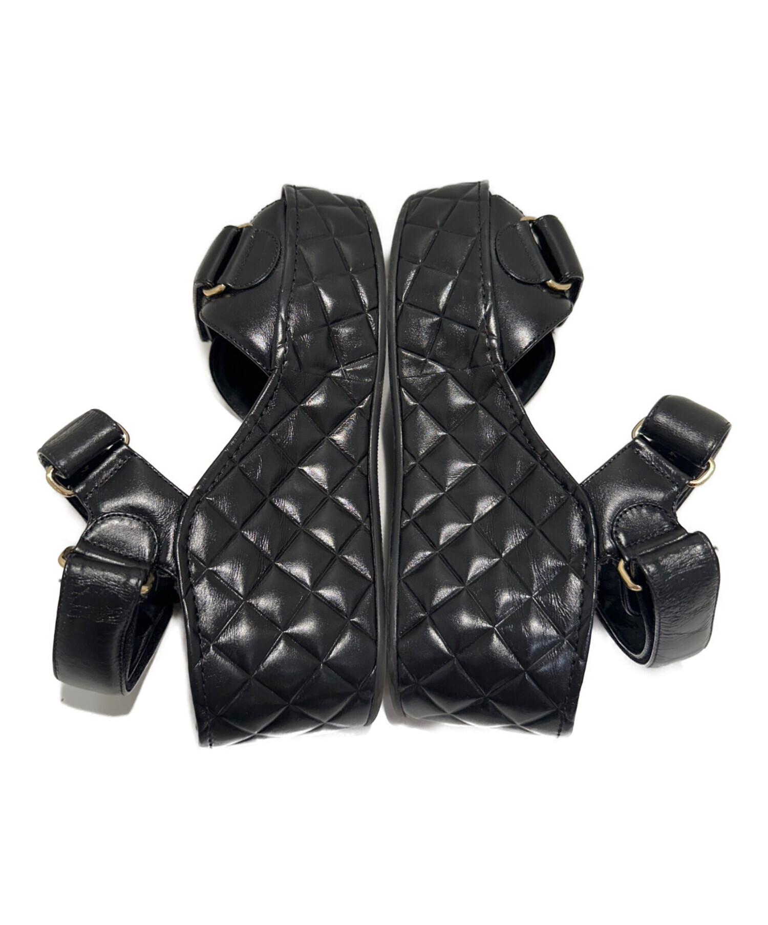 中古・古着通販】CHANEL (シャネル) ココマークストラップサンダル