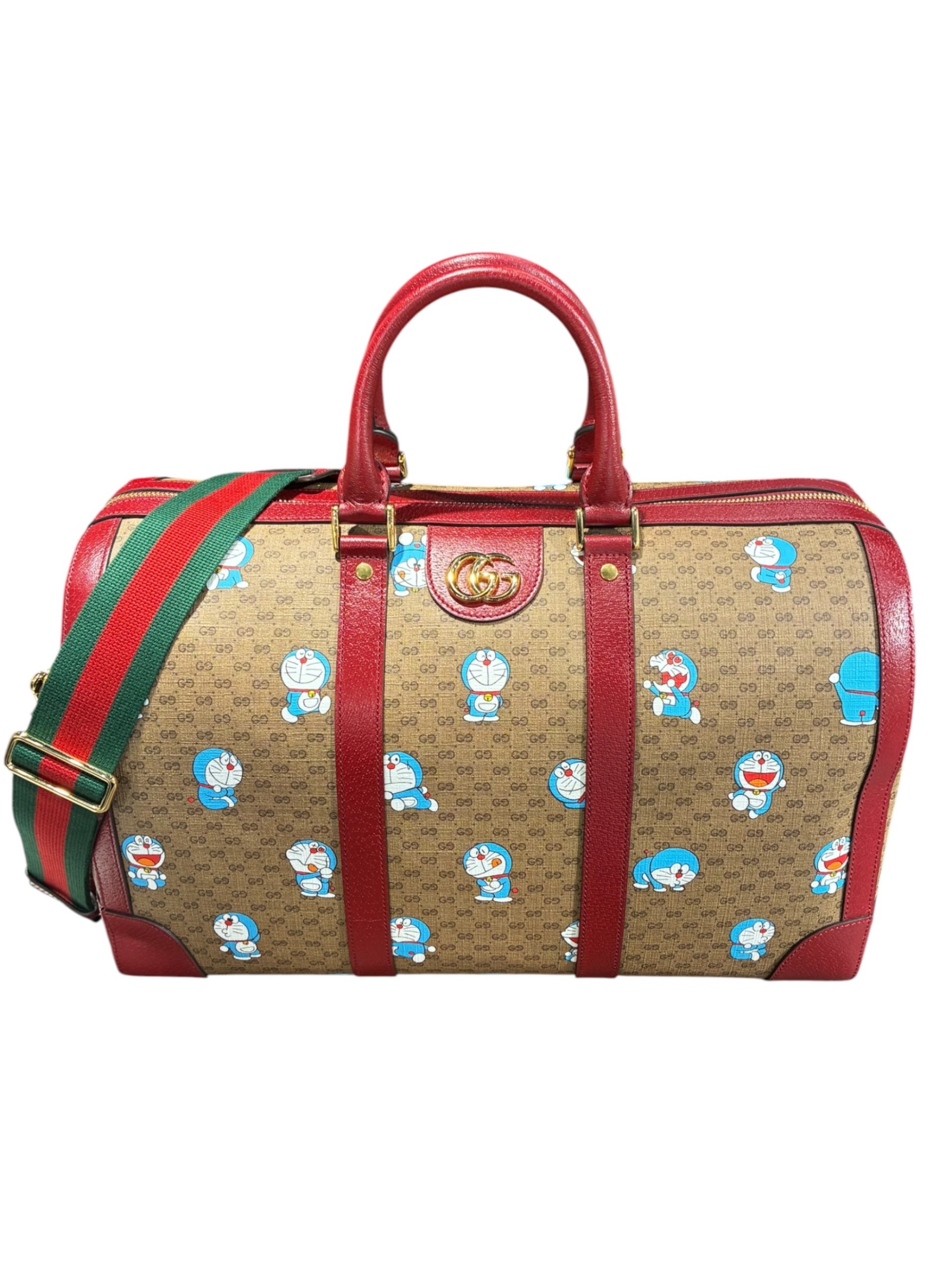 【希少】GUCCIドラえもんダッフルバック 中古・古着通販】GUCCI (グッチ) ドラえもん (ドラエモン) ダッフル